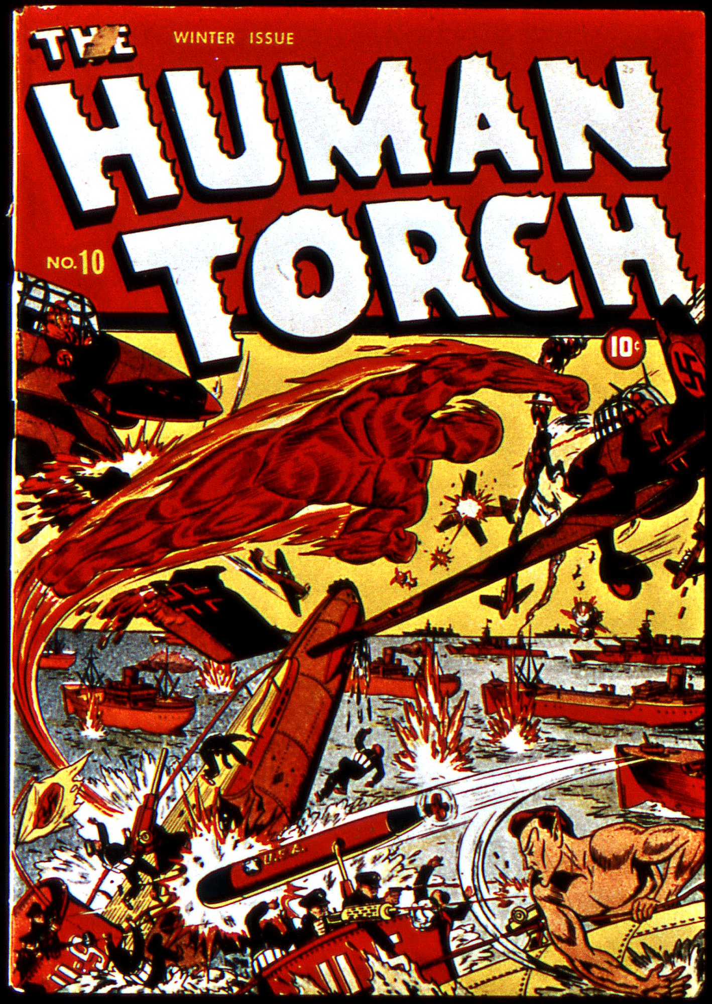 Read online The Human Torch (1940) comic -  Issue #10 - 1