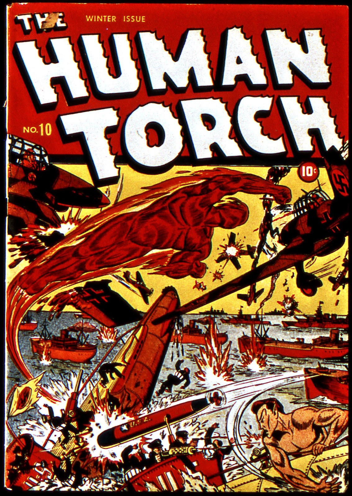 The Human Torch (1940) issue 10 - Page 1
