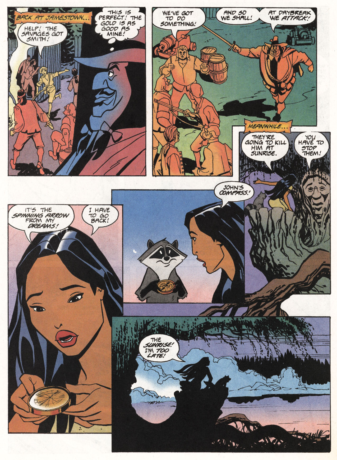 Read online Disney's Pocahontas comic -  Issue #2 - 22