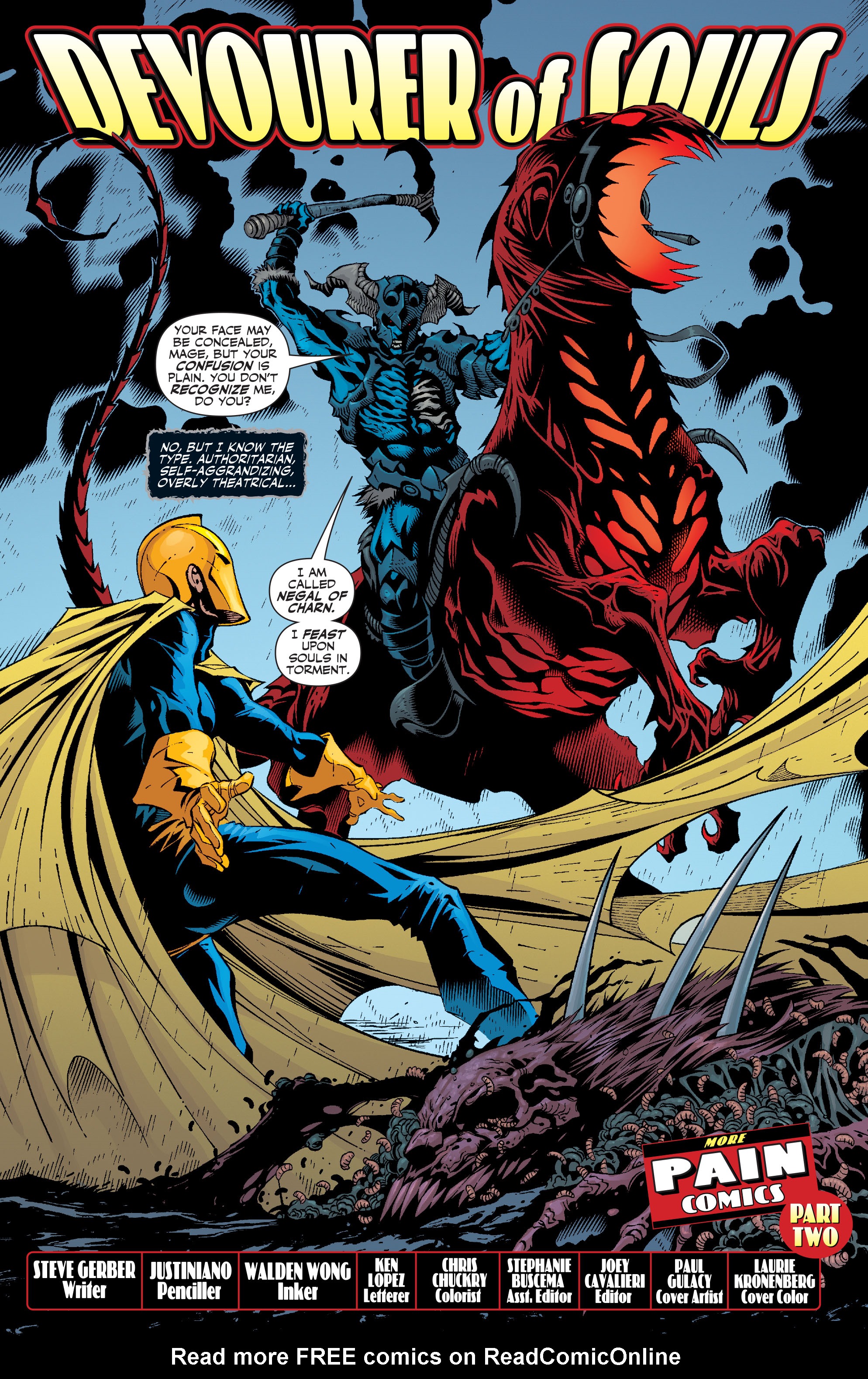 Read online Dr. Fate: Countdown To Mystery comic -  Issue #2 - 2