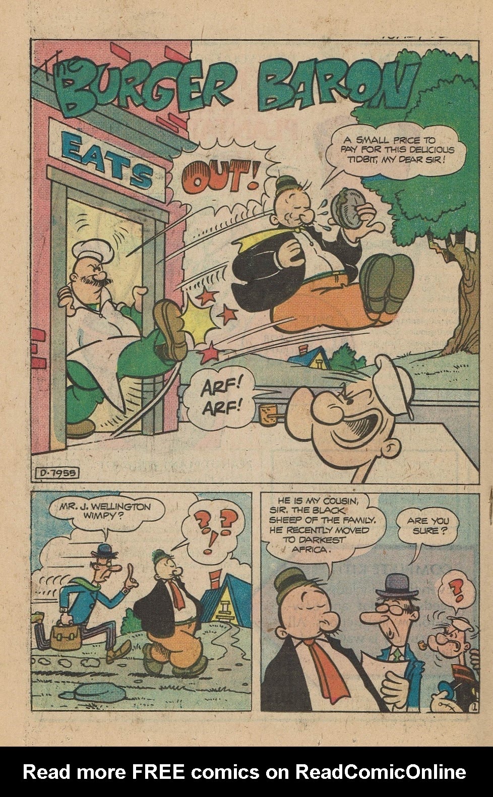Read online Popeye (1948) comic -  Issue #136 - 18