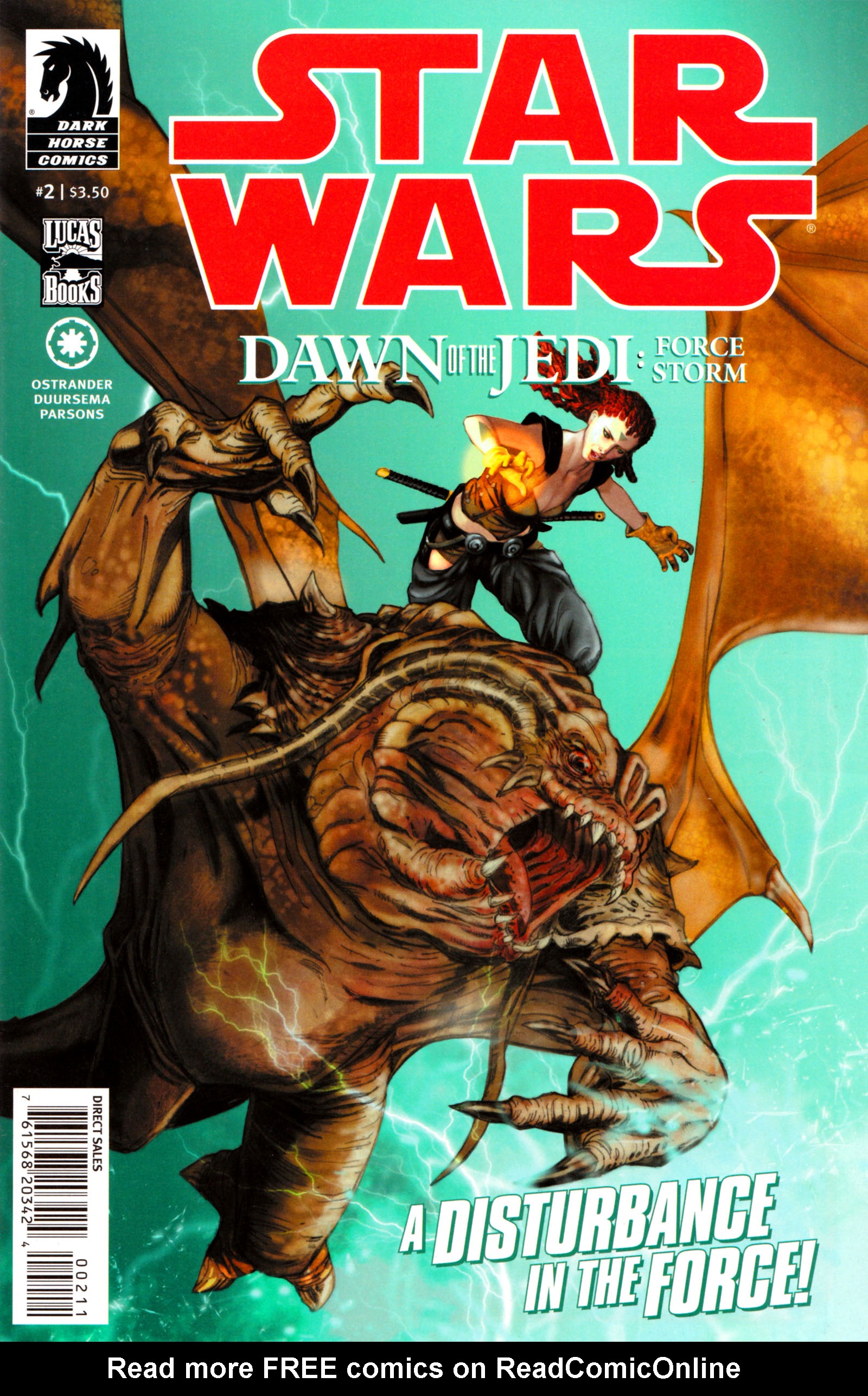 Read online Star Wars: Dawn Of The Jedi - Force Storm comic -  Issue #2 - 1