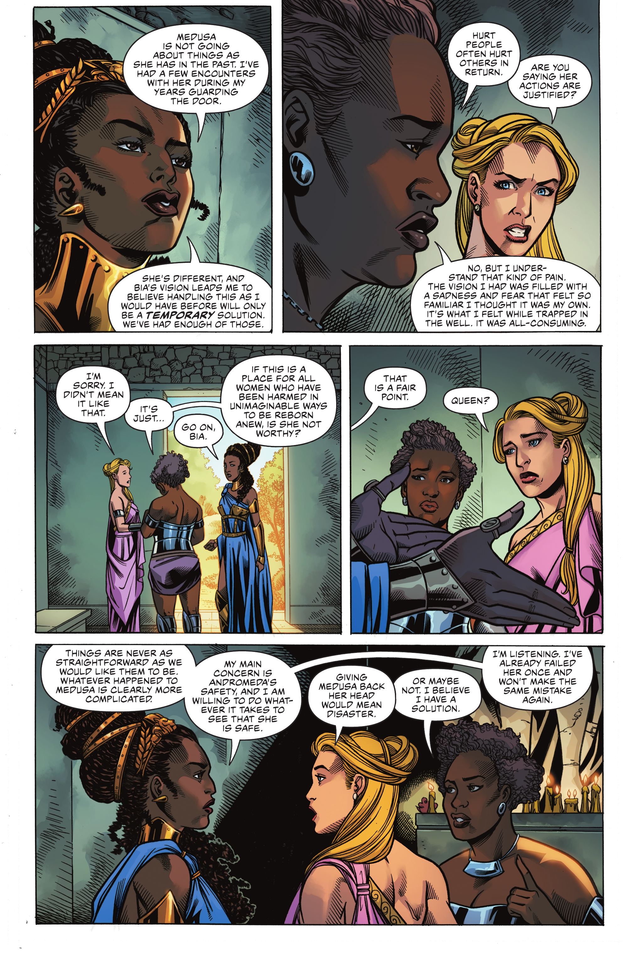 Read online Nubia & the Amazons comic -  Issue #4 - 10