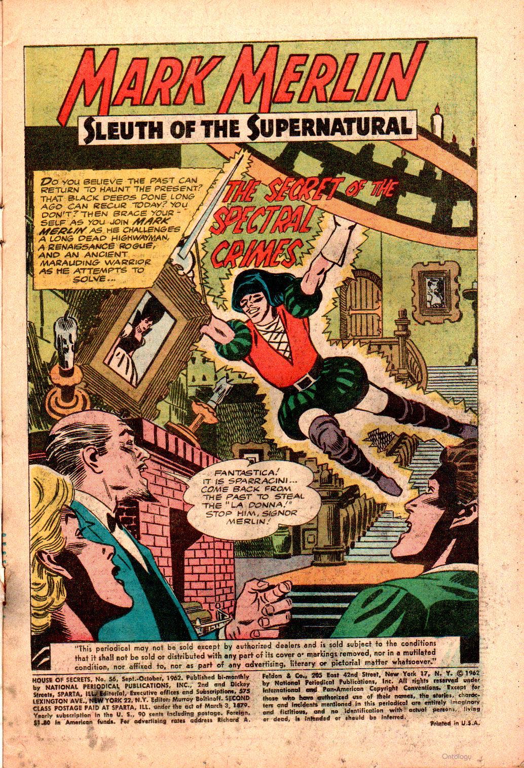 Read online House of Secrets (1956) comic -  Issue #56 - 3