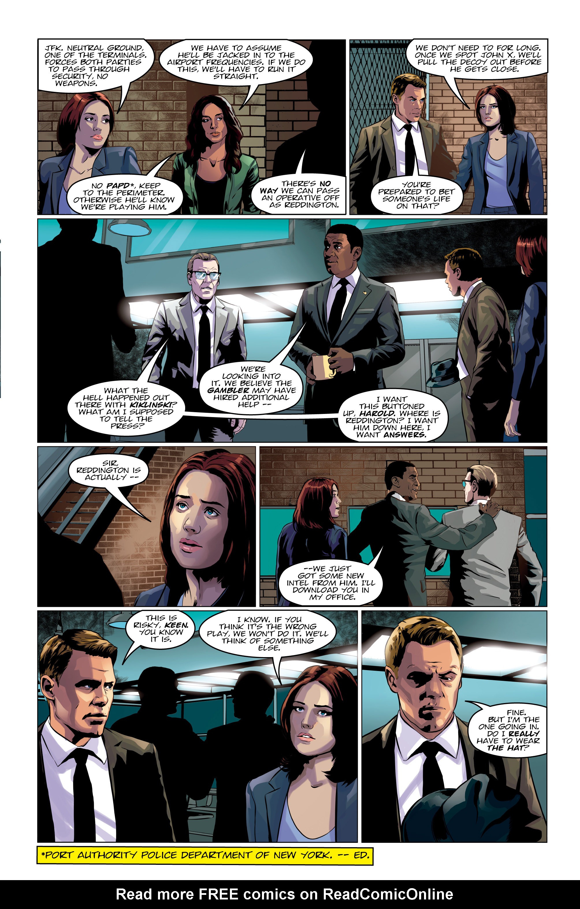 Read online The Blacklist comic -  Issue #4 - 10