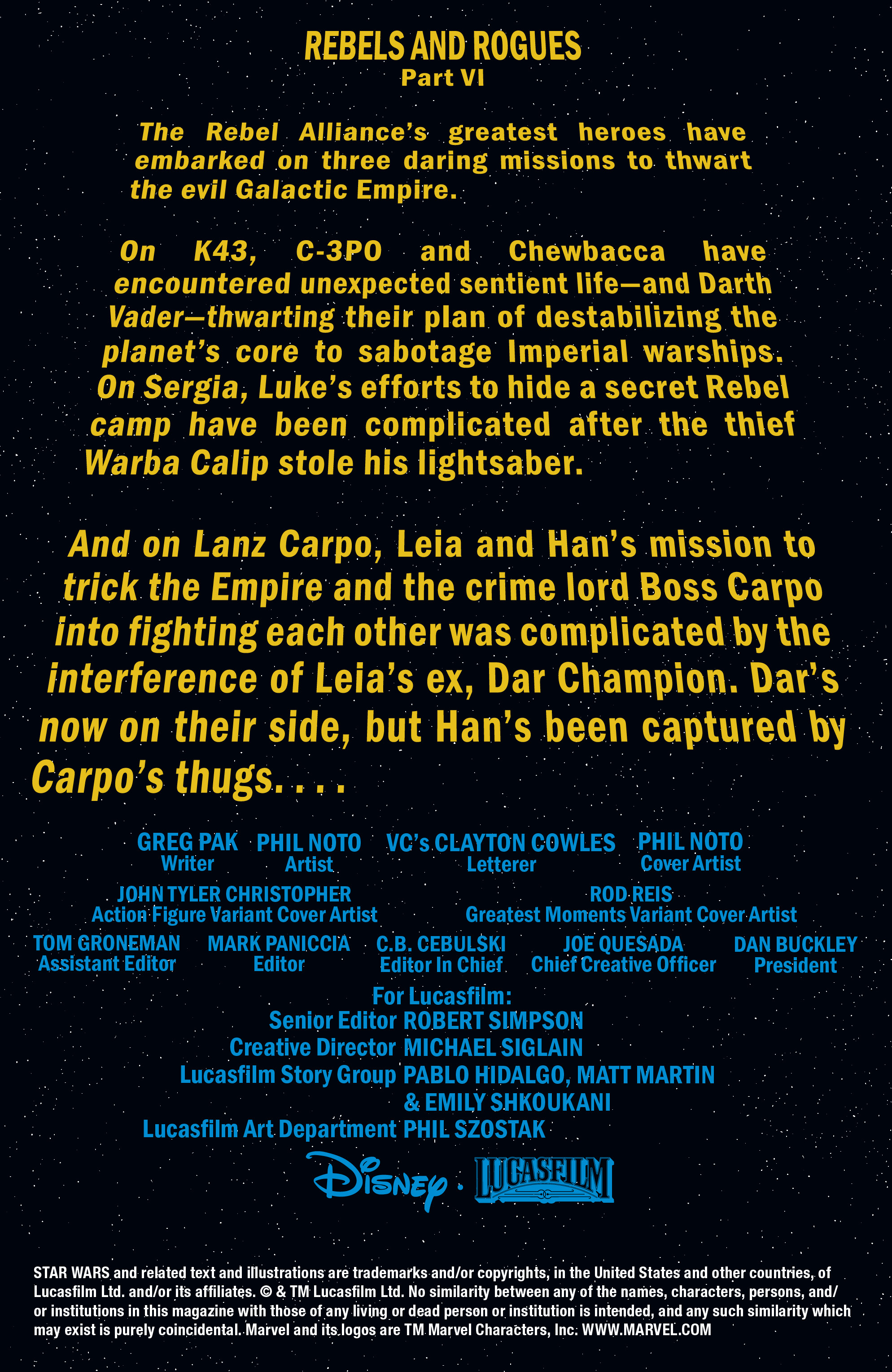 Read online Star Wars (2015) comic -  Issue #73 - 2