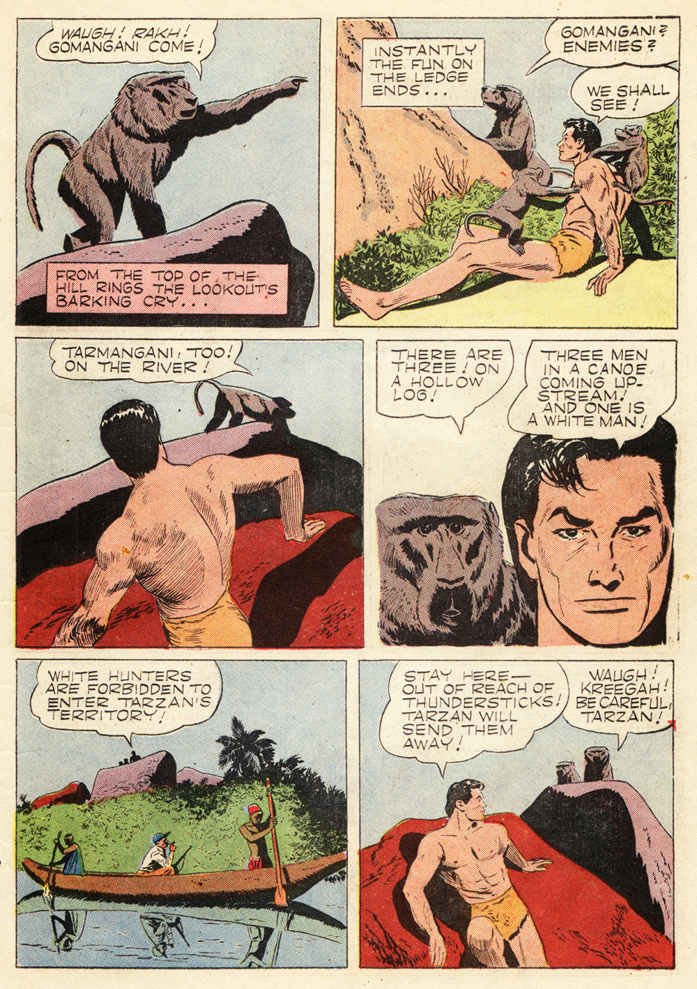 Read online Tarzan (1948) comic -  Issue #73 - 19