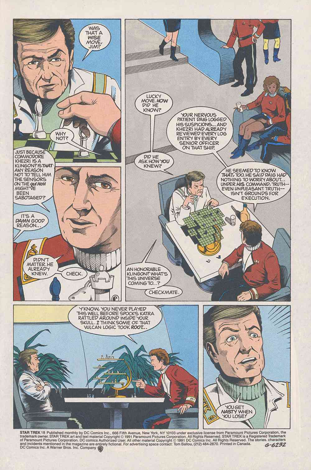 Read online Star Trek (1989) comic -  Issue #18 - 2