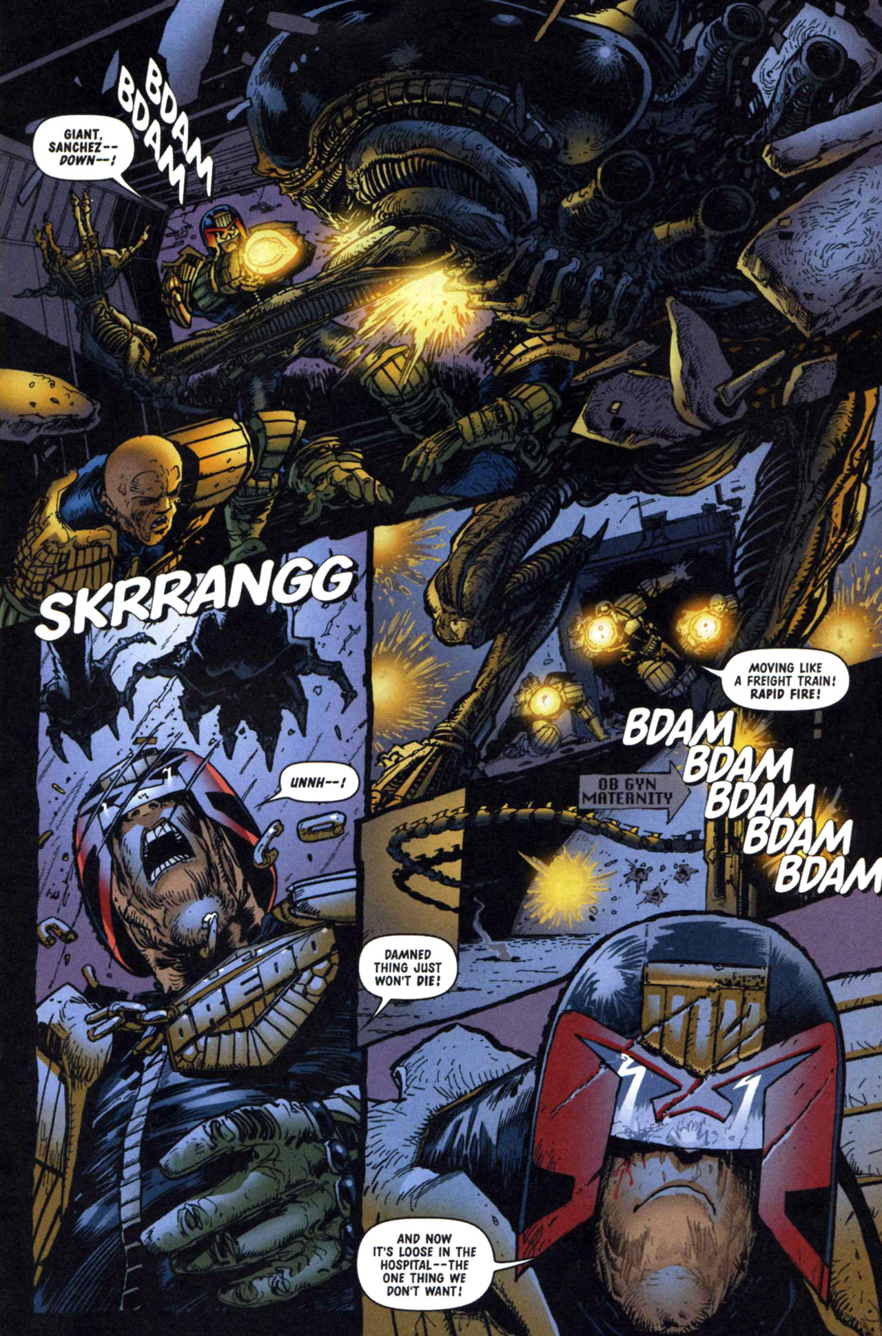 Read online Judge Dredd Vs. Aliens:  Incubus comic -  Issue #2 - 11