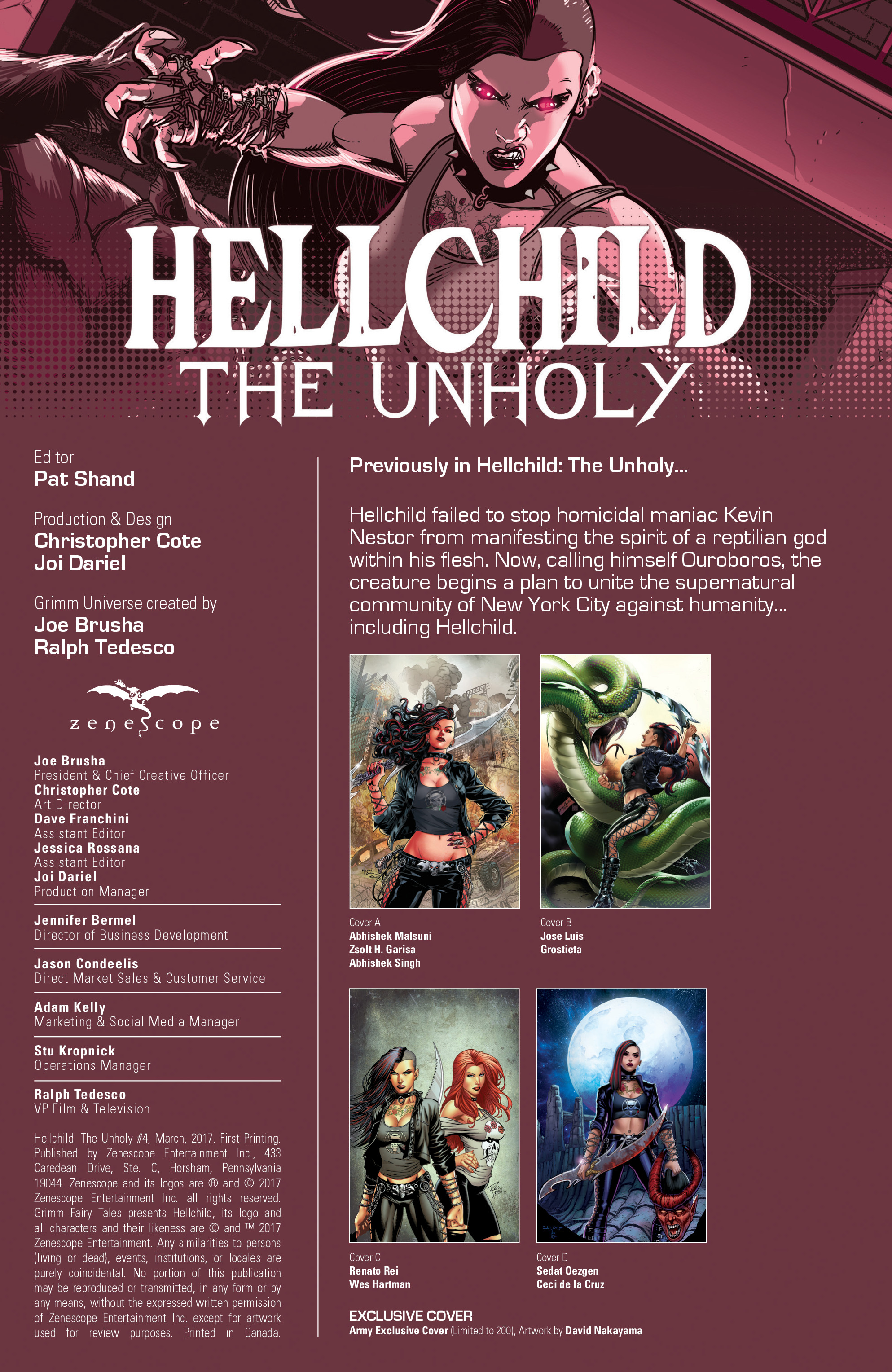 Read online Hellchild: The Unholy comic -  Issue #4 - 2