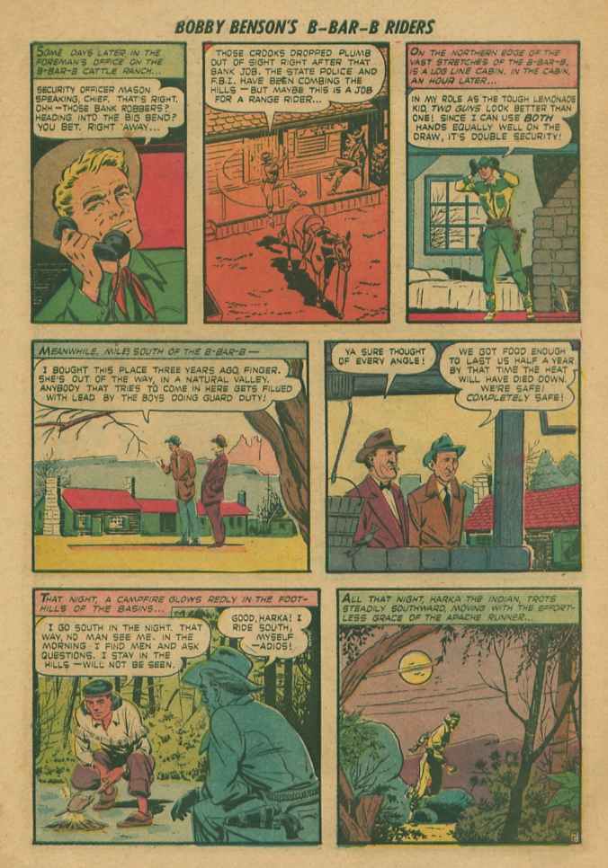 Read online Bobby Benson's B-Bar-B Riders comic -  Issue #1 - 19