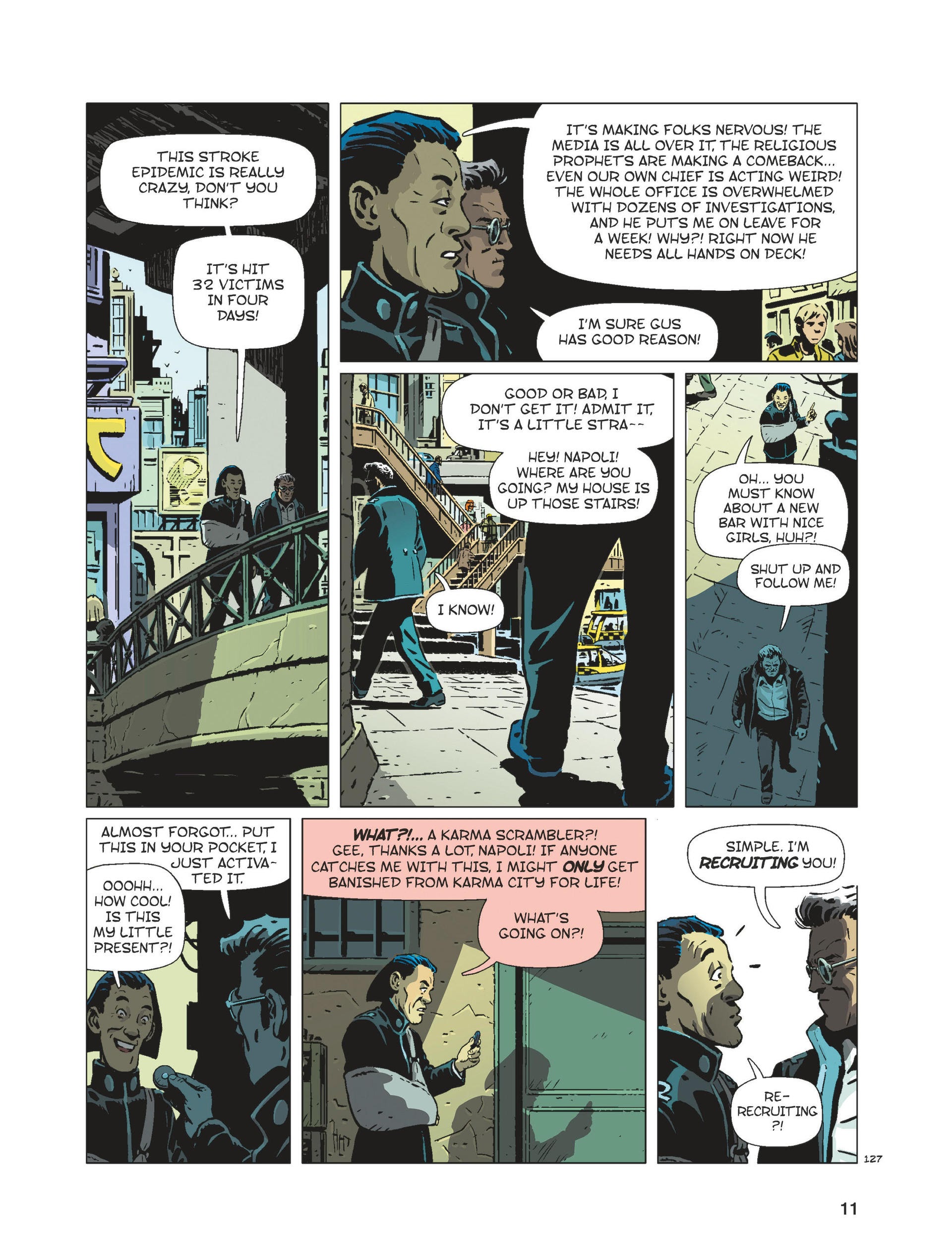 Read online Karma City comic -  Issue #6 - 13