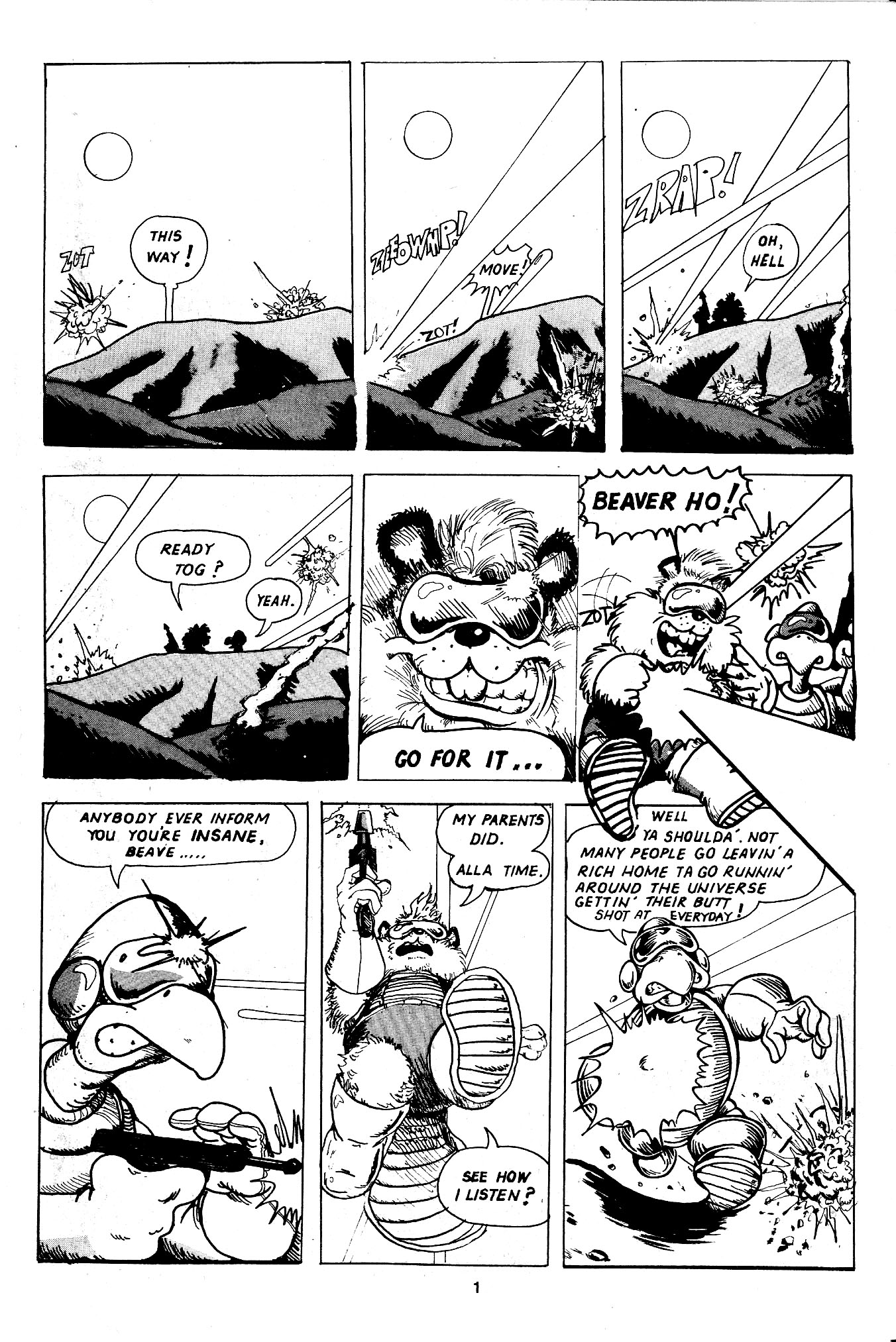 Read online Space Beaver comic -  Issue #1 - 3