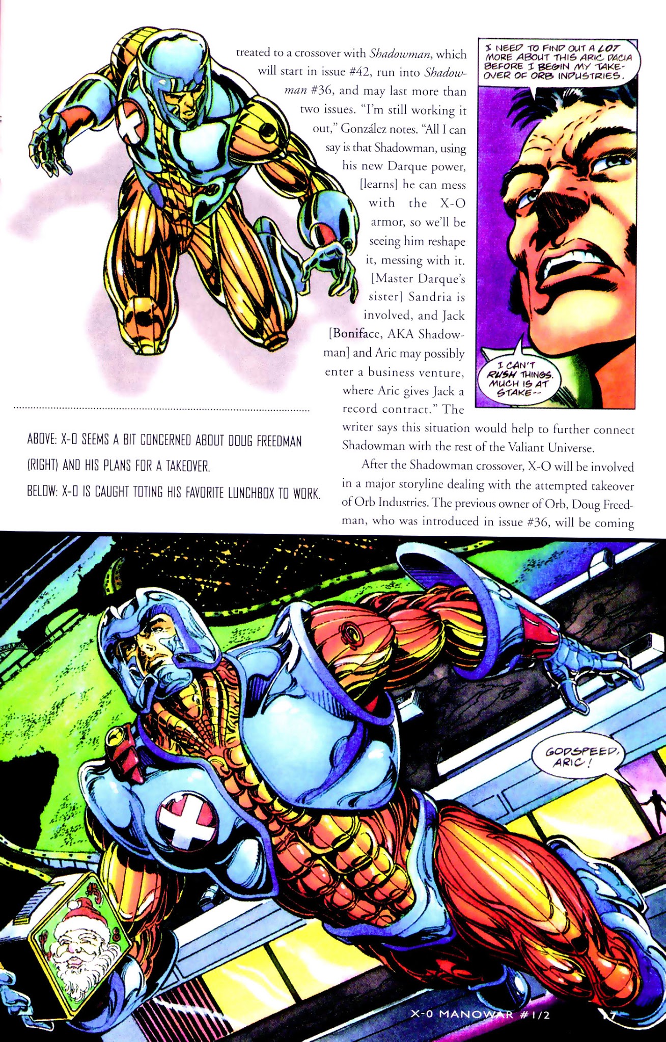 Read online X-O Manowar (1992) comic -  Issue #0.5 - 19