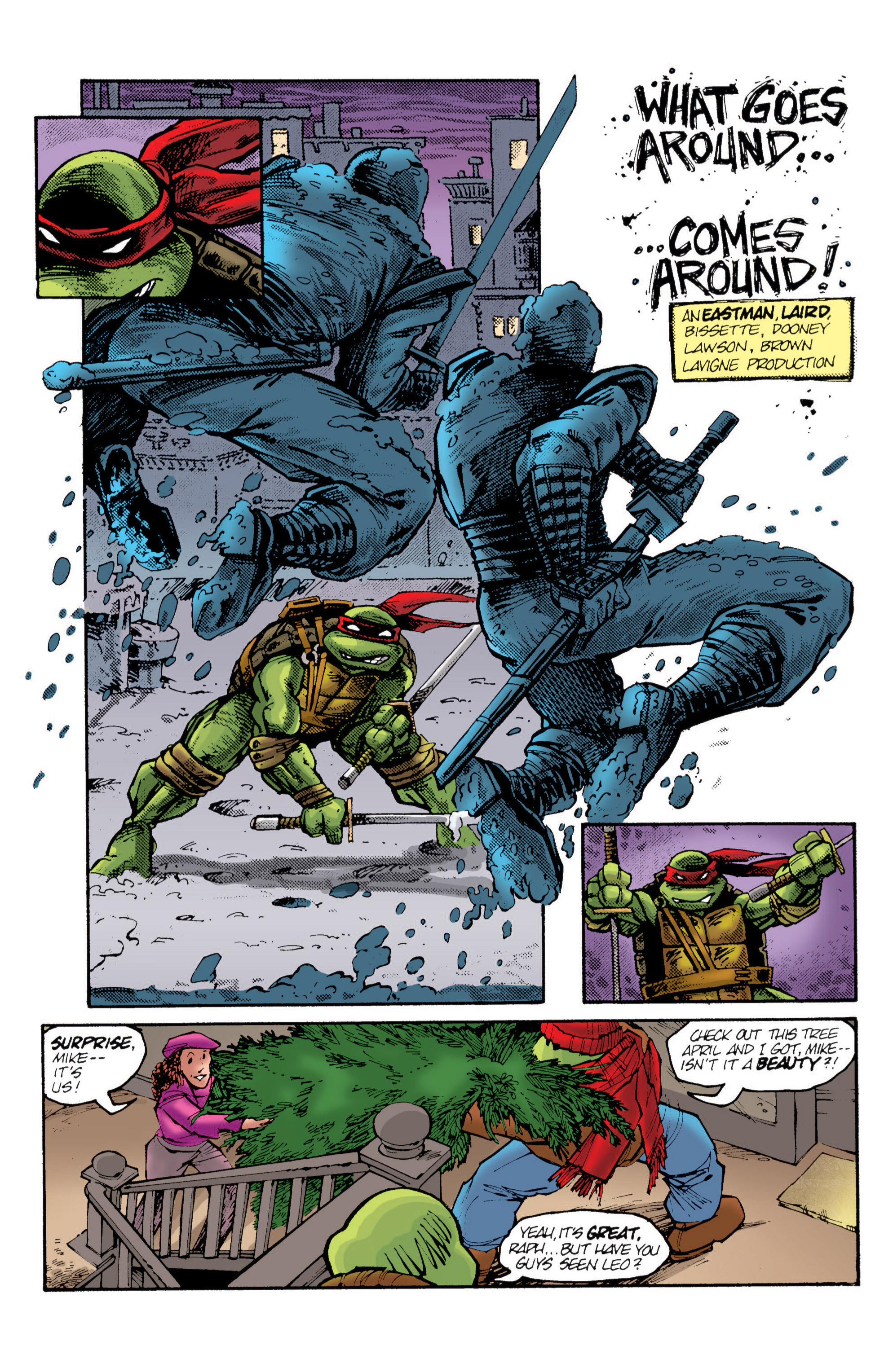 Read online Teenage Mutant Ninja Turtles Color Classics: Leonardo Micro-Series comic -  Issue # Full - 4