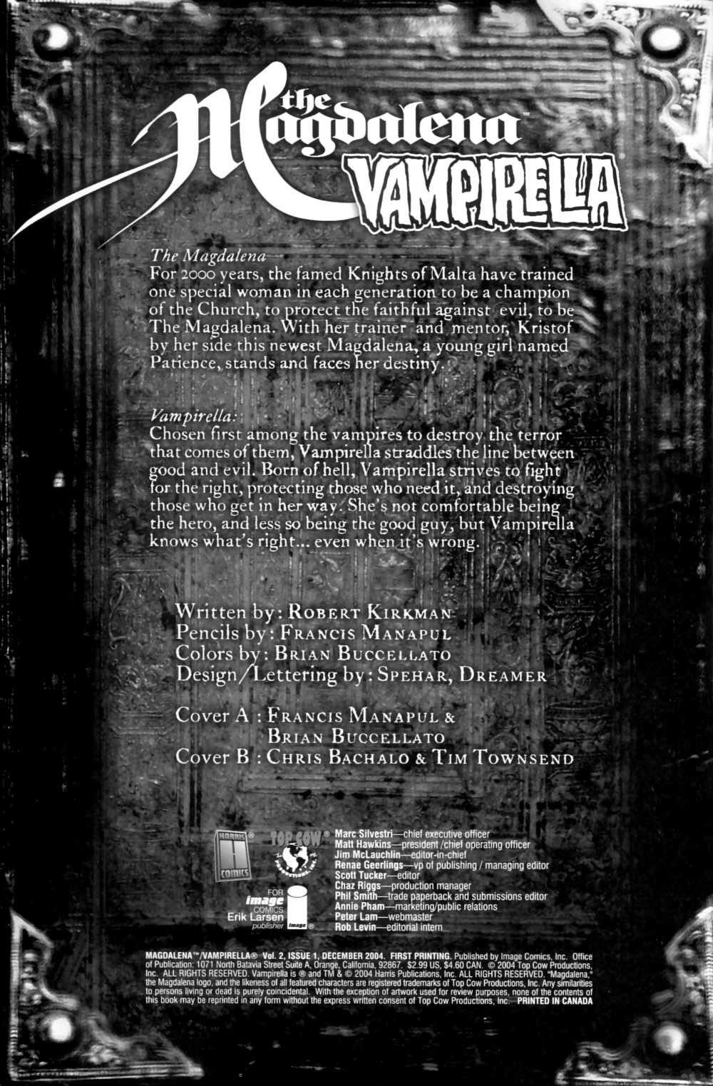 Read online Magdalena/Vampirella comic -  Issue # Full - 5