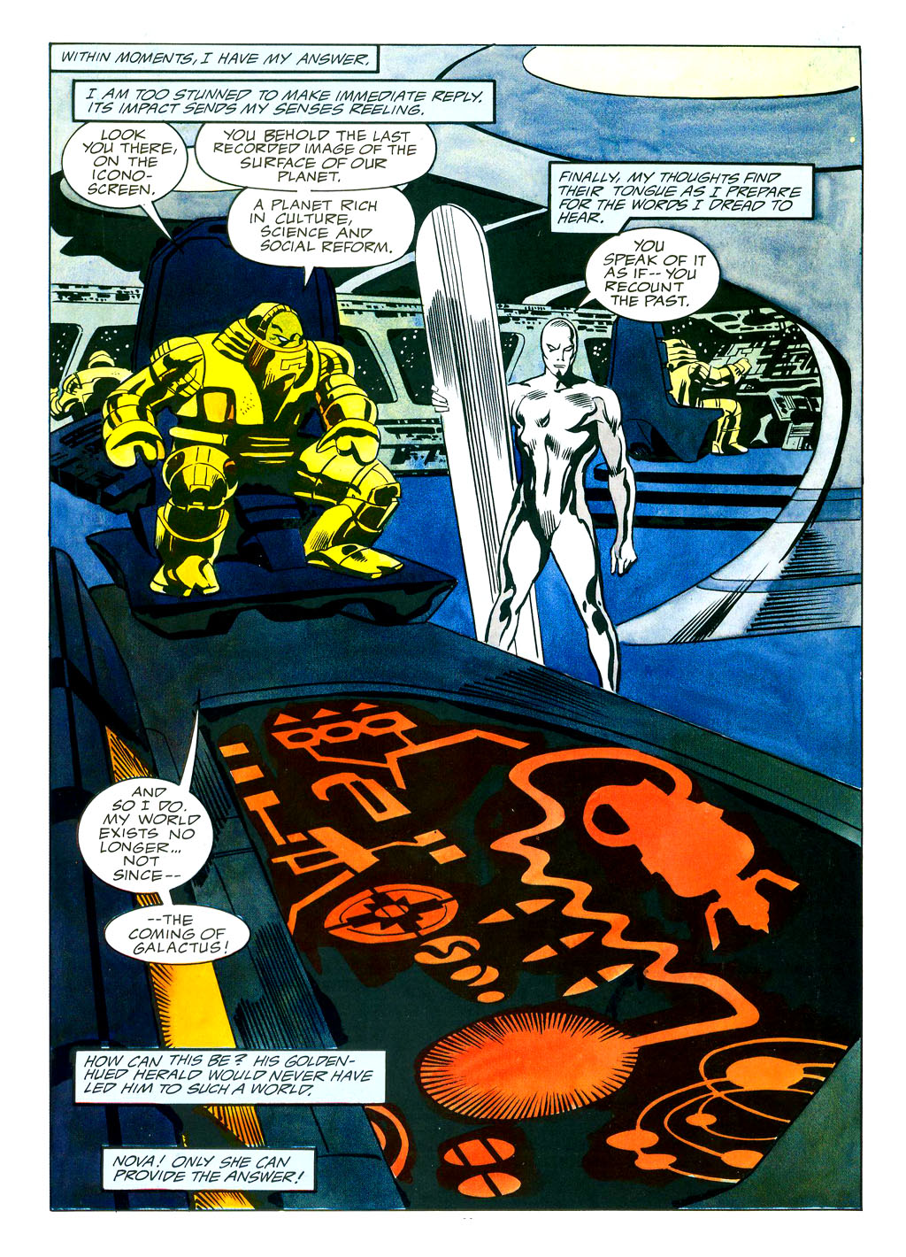 Read online Marvel Graphic Novel comic -  Issue #38 - Silver Surfer - Judgment Day - 34