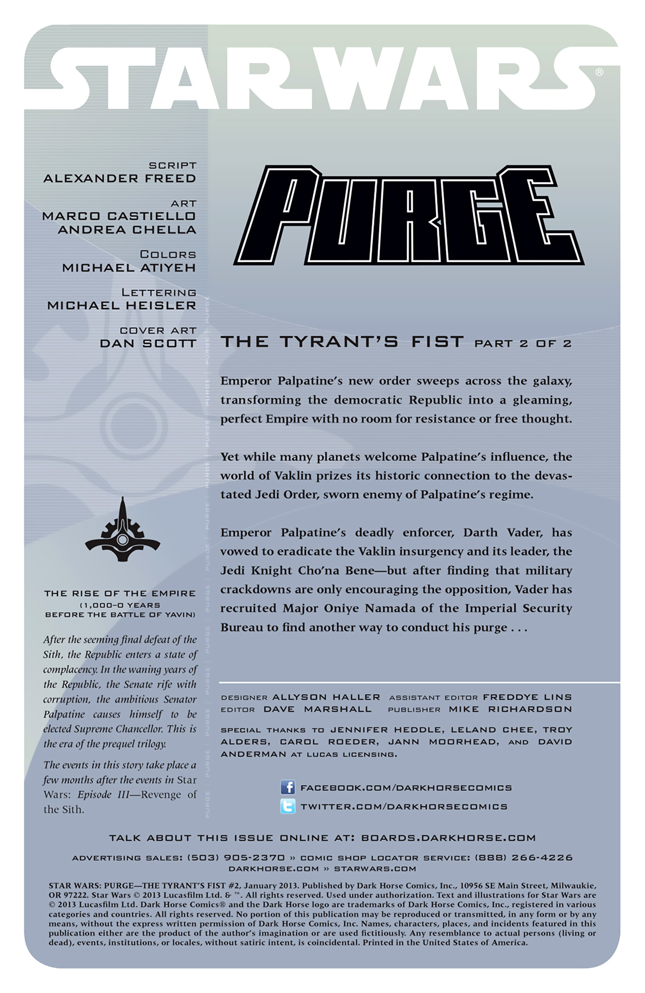 Read online Star Wars: Purge - The Tyrant's Fist comic -  Issue #2 - 2