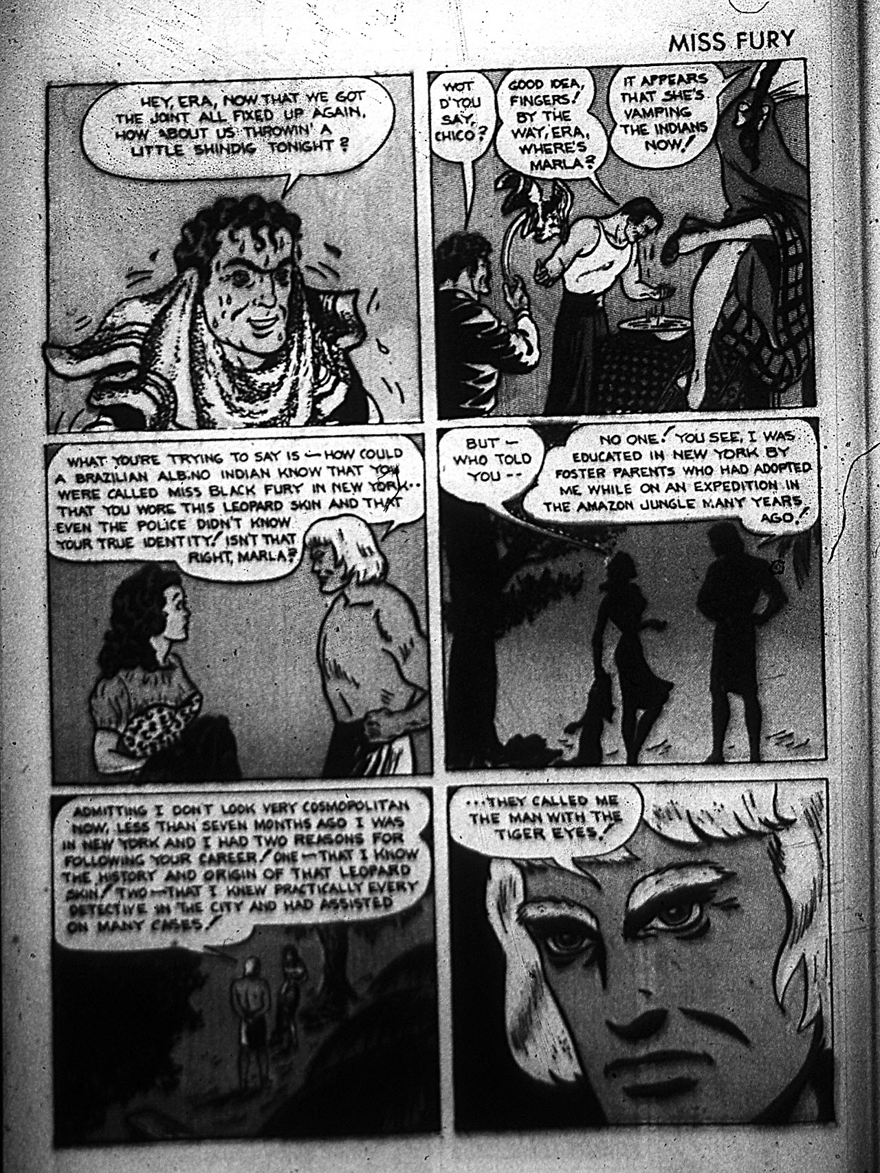 Read online Miss Fury (1942) comic -  Issue #4 - 4