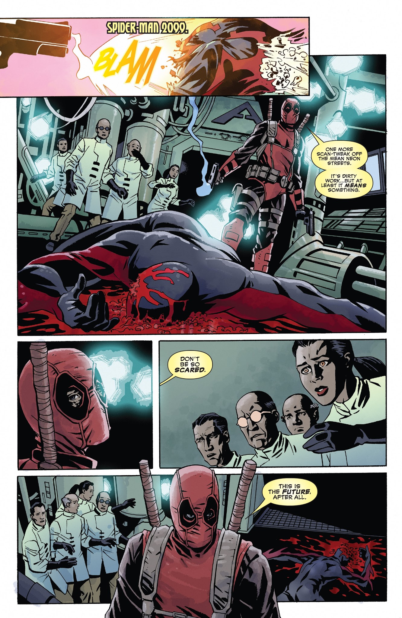 Deadpool Kills Spiderman Comic