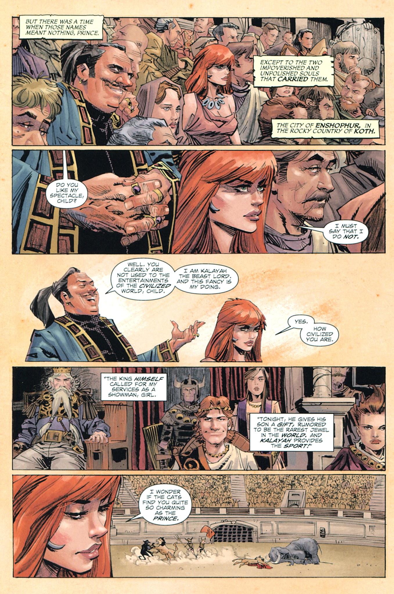 Read online Conan Red Sonja comic -  Issue #1 - 5