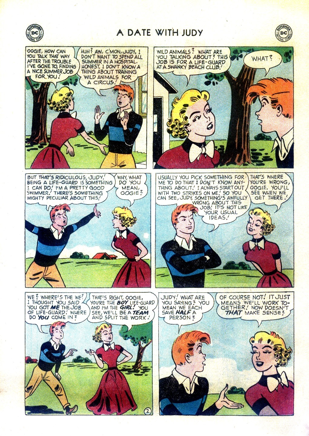Read online A Date with Judy comic -  Issue #65 - 28