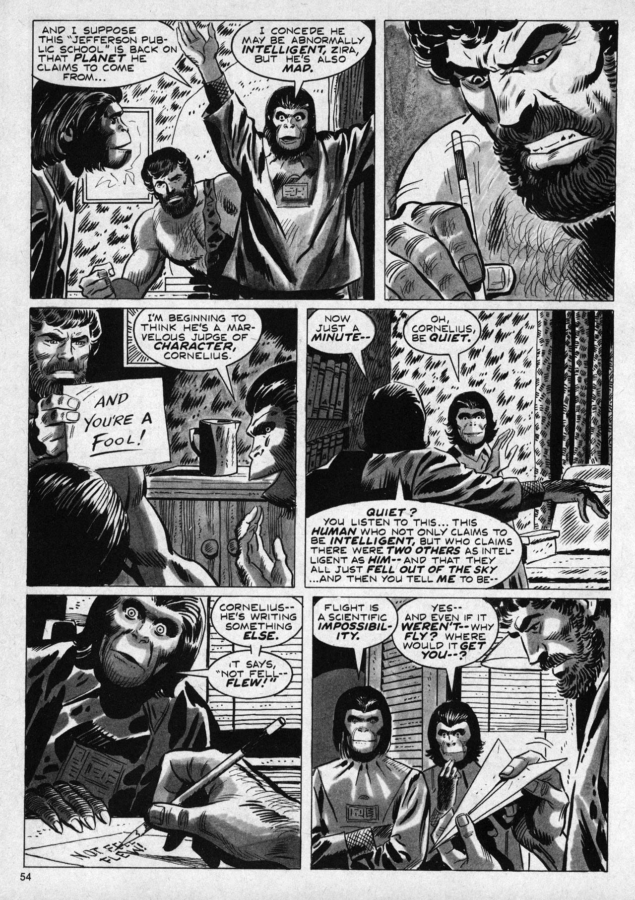 Read online Planet of the Apes comic -  Issue #3 - 52