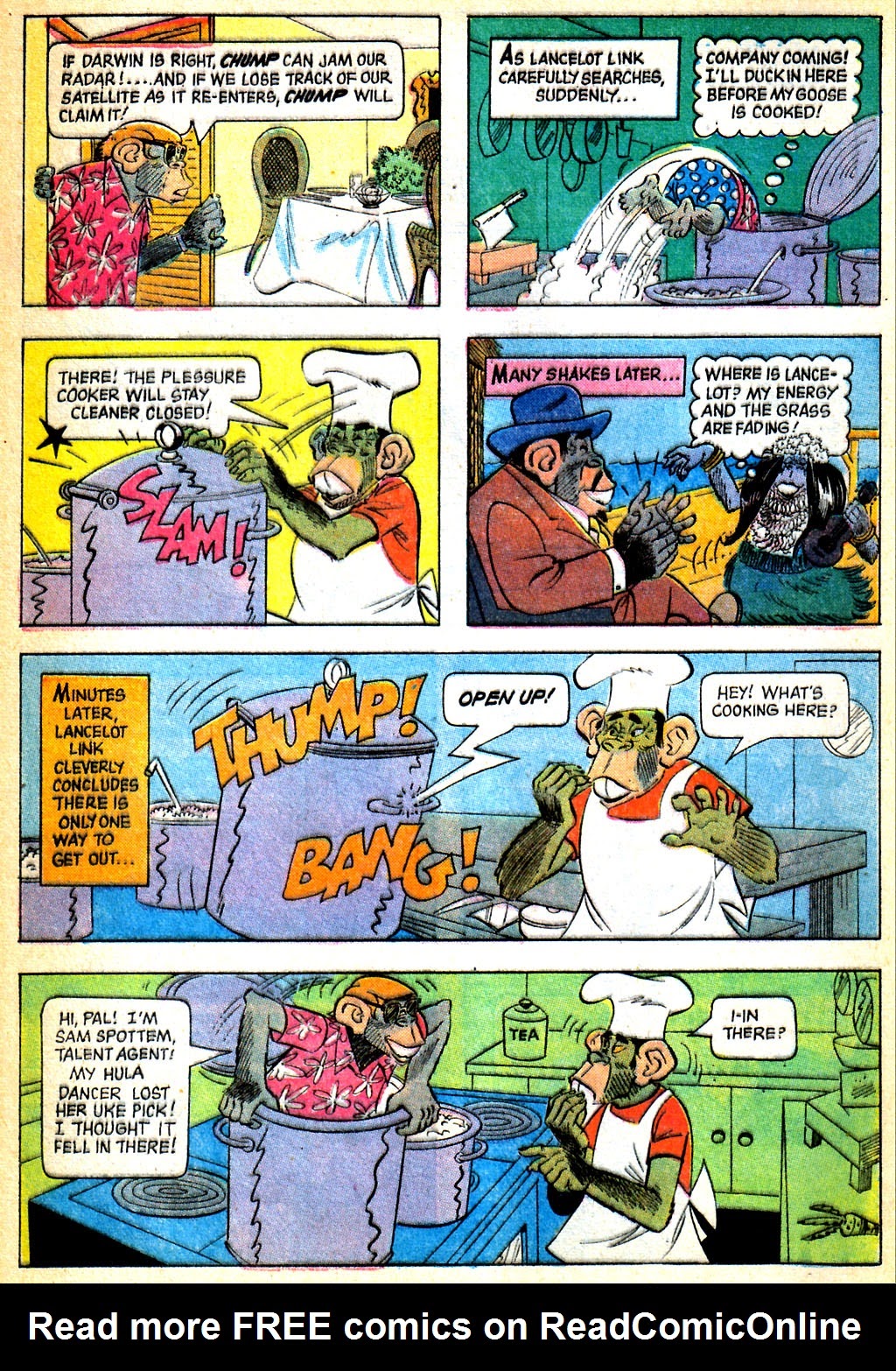 Read online Lancelot Link Secret Chimp comic -  Issue #2 - 10