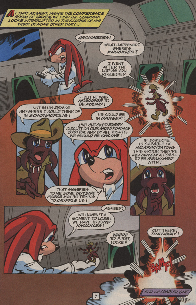 Read online Knuckles the Echidna comic -  Issue #31 - 11