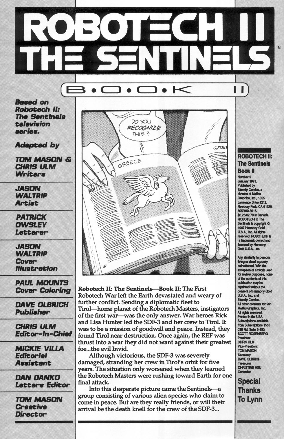 <{ $series->title }} issue Robotech II: The Sentinels Book 2 Issue #5 - Page 2