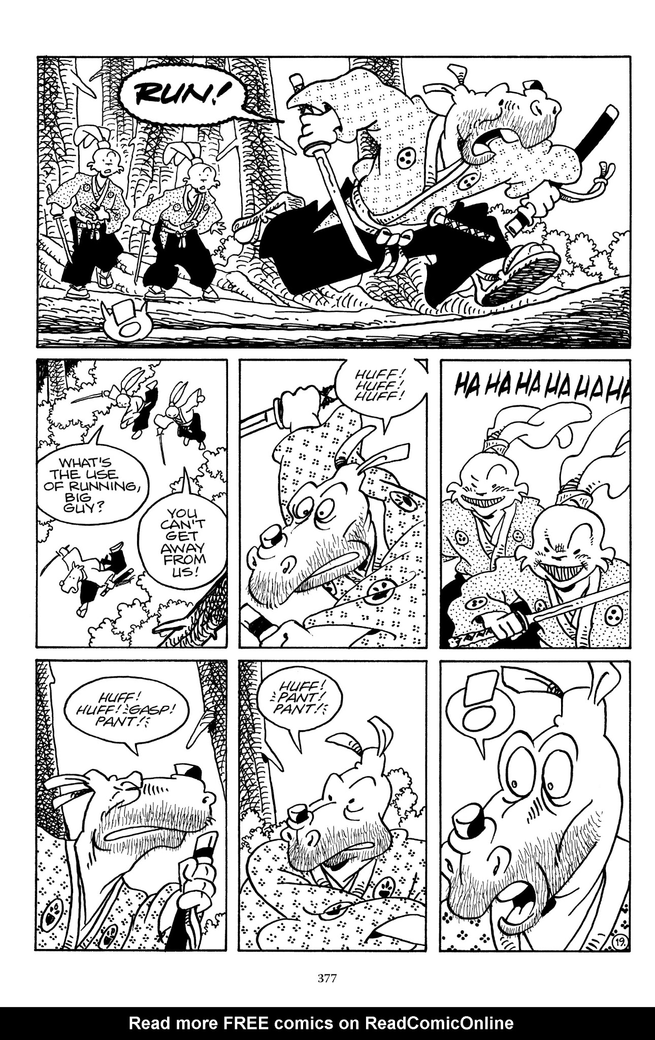 Read online The Usagi Yojimbo Saga comic -  Issue # TPB 6 - 375