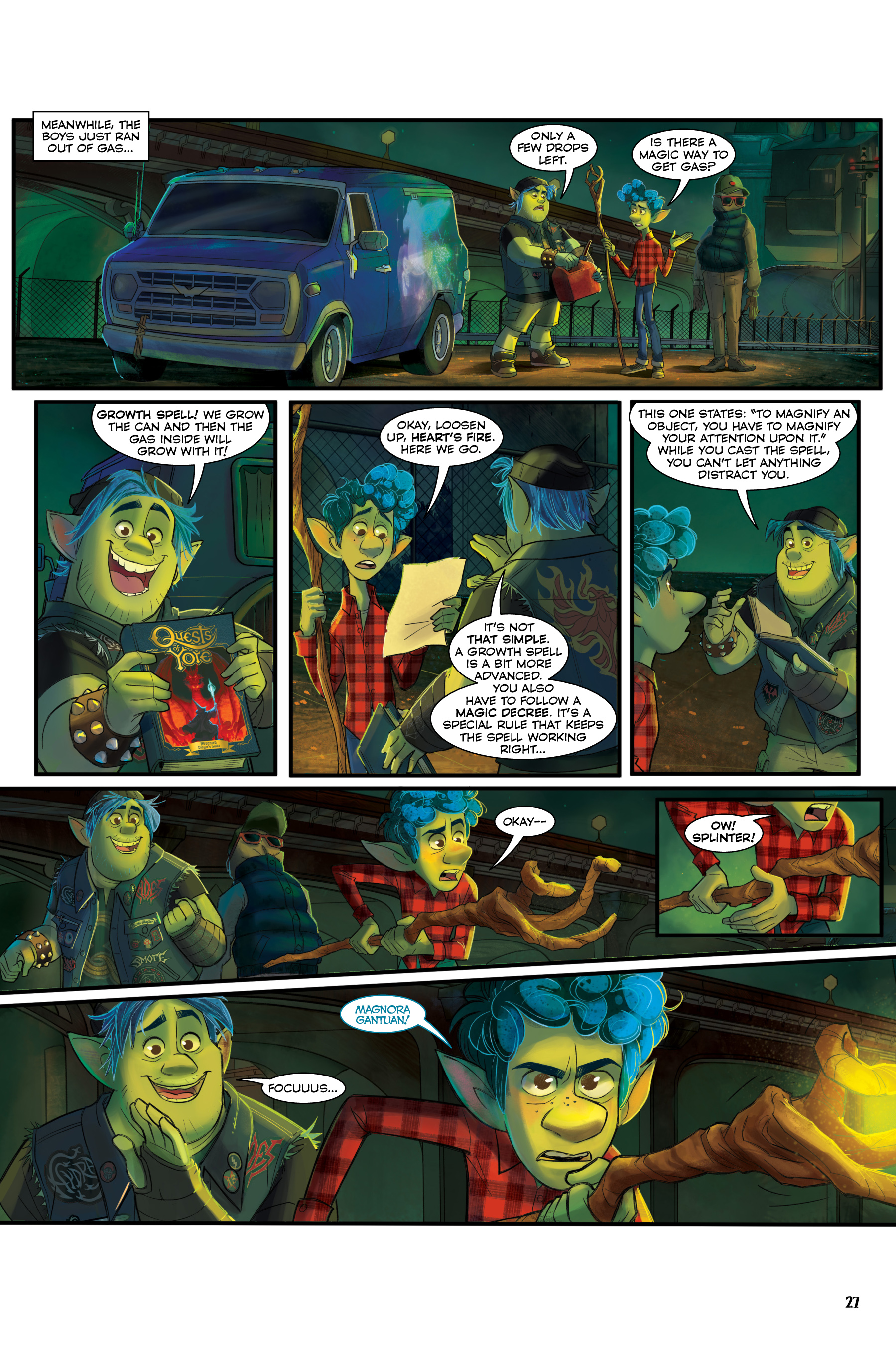 Read online Onward: The Story of the Movie in Comics comic -  Issue # TPB - 28