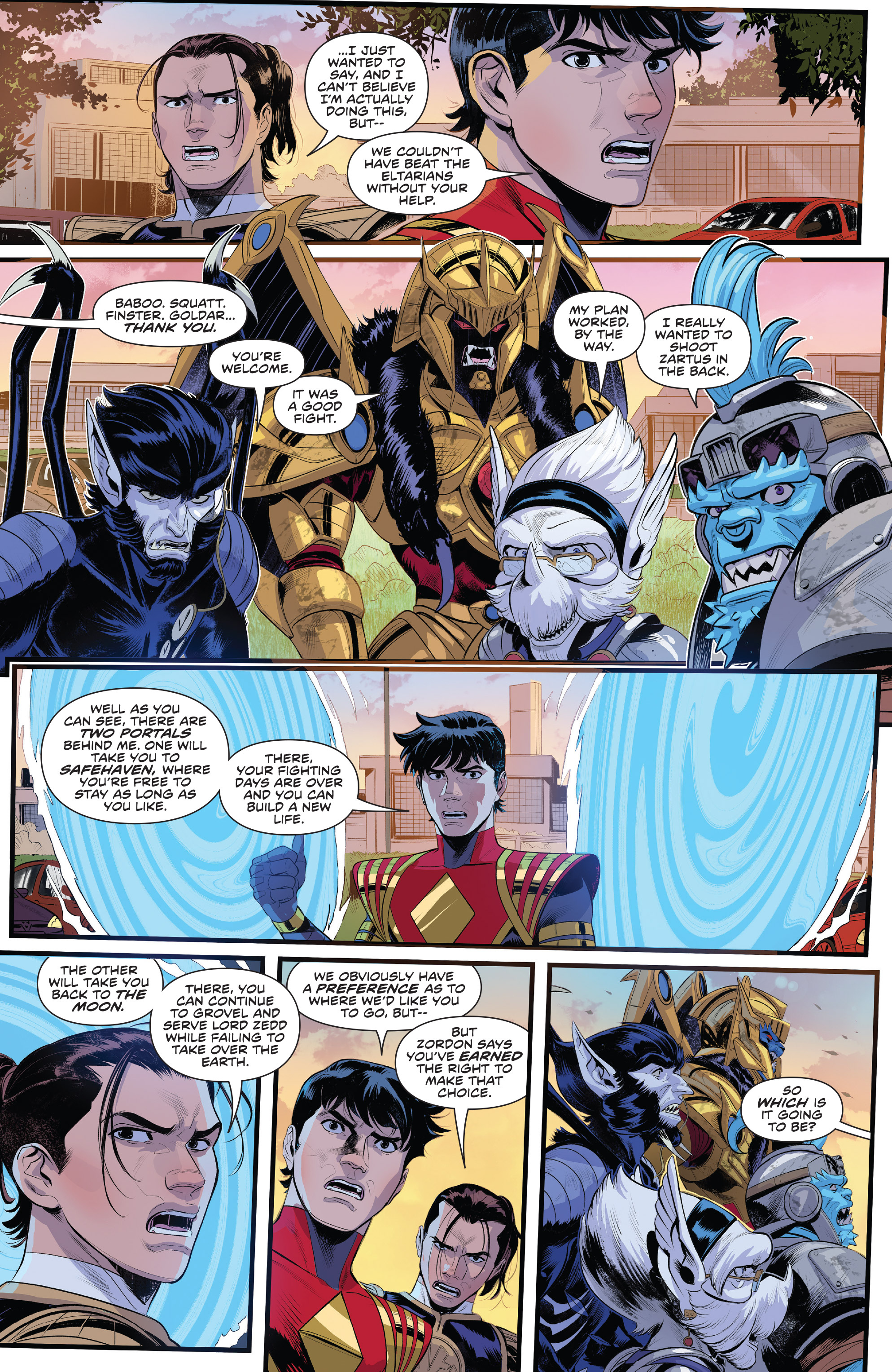 Read online Power Rangers comic -  Issue #16 - 18