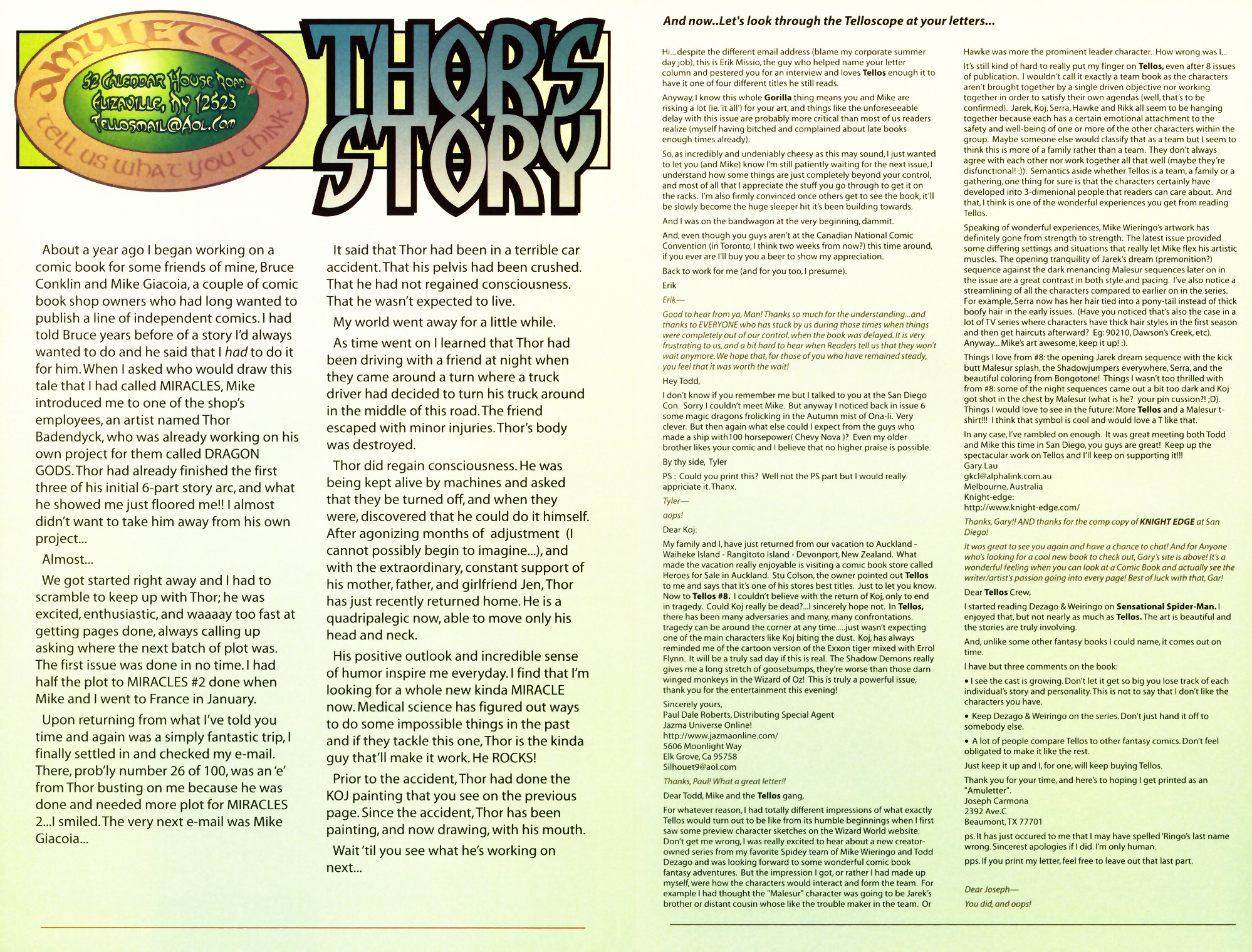 Read online Tellos (1999) comic -  Issue #9 - 25