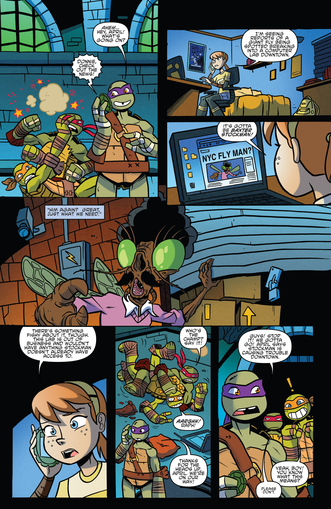 Read online Teenage Mutant Ninja Turtles Amazing Adventures comic -  Issue #5 - 8