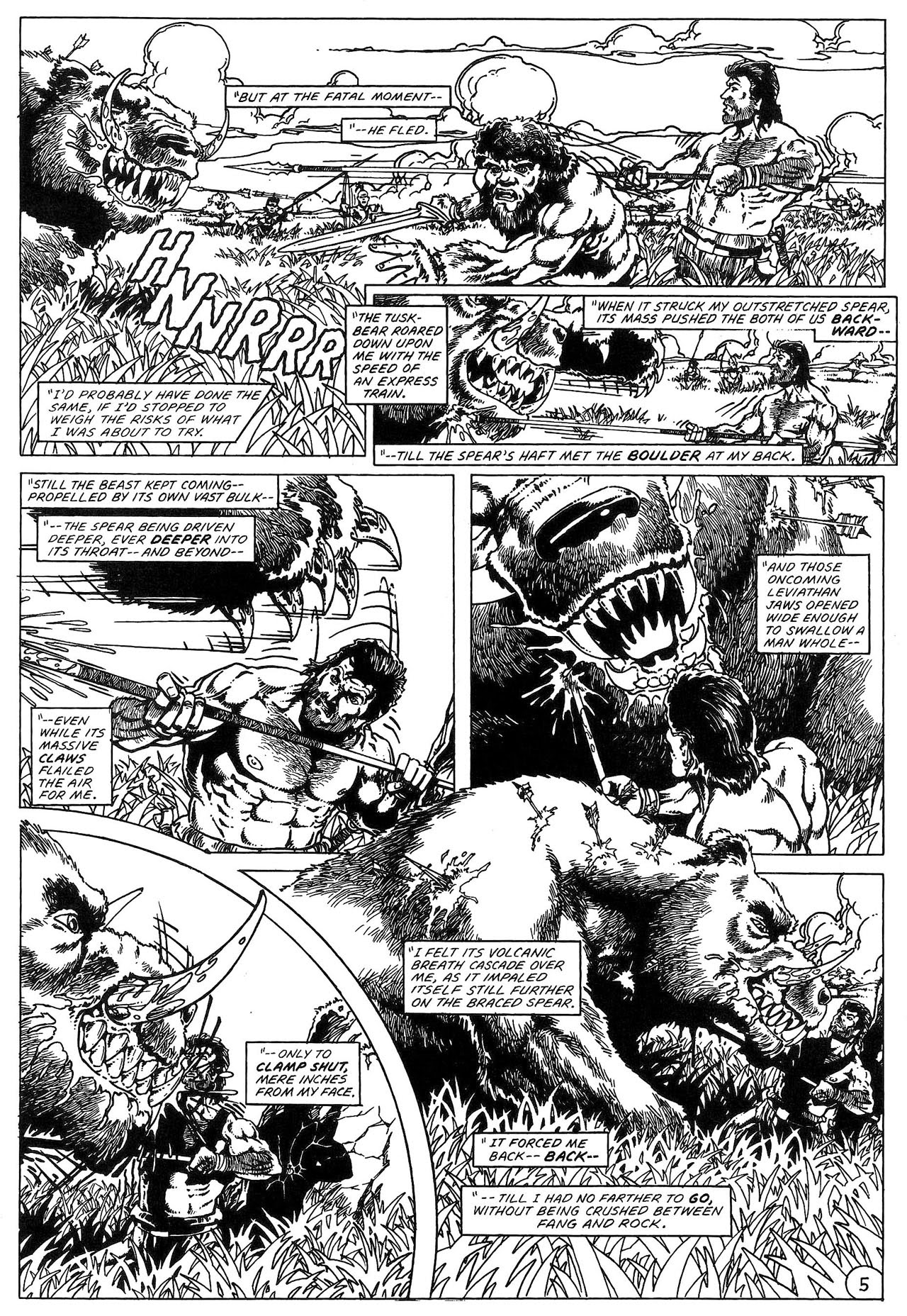 Read online Ironhand of Almuric comic -  Issue #1 - 6