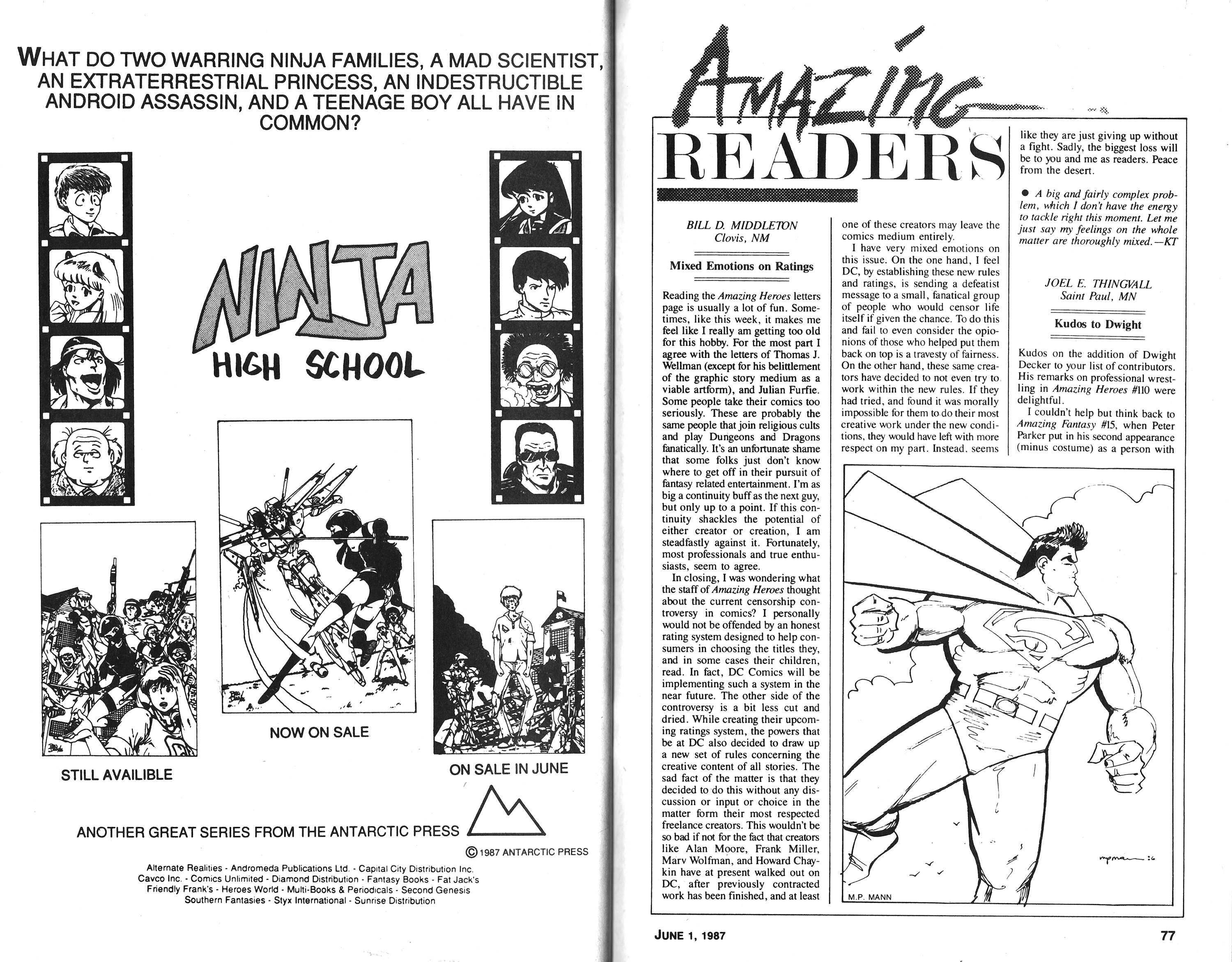 Read online Amazing Heroes comic -  Issue #118 - 38