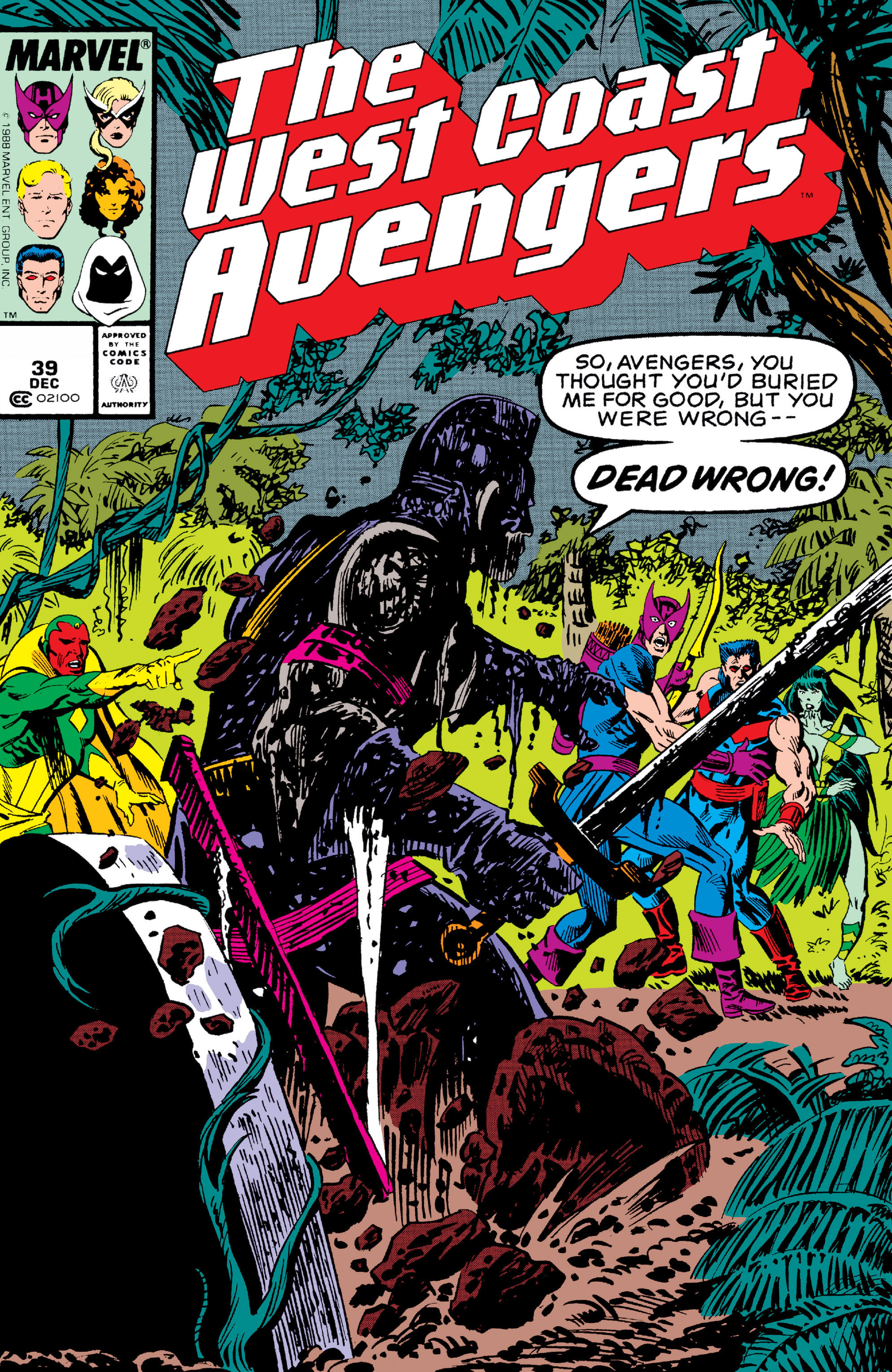 Read online West Coast Avengers (1985) comic -  Issue #39 - 1