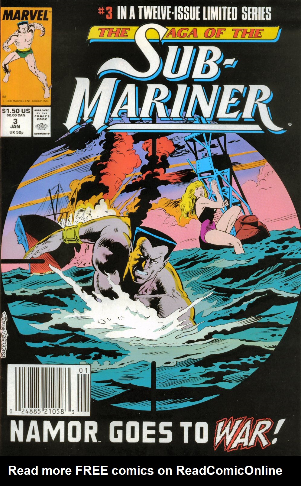 Read online Saga of the Sub-Mariner comic -  Issue #3 - 1