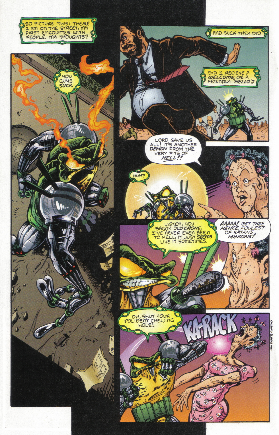 Read online Cyberfrog comic -  Issue #1 - 19