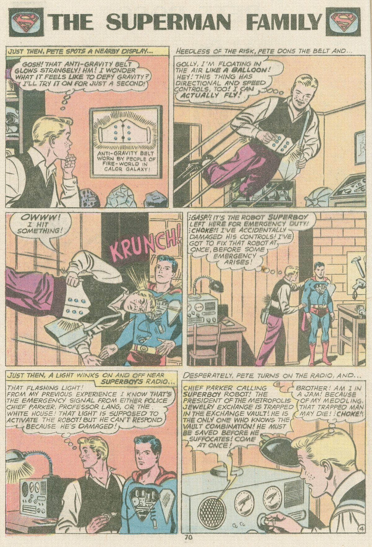 Read online The Superman Family comic -  Issue #167 - 70