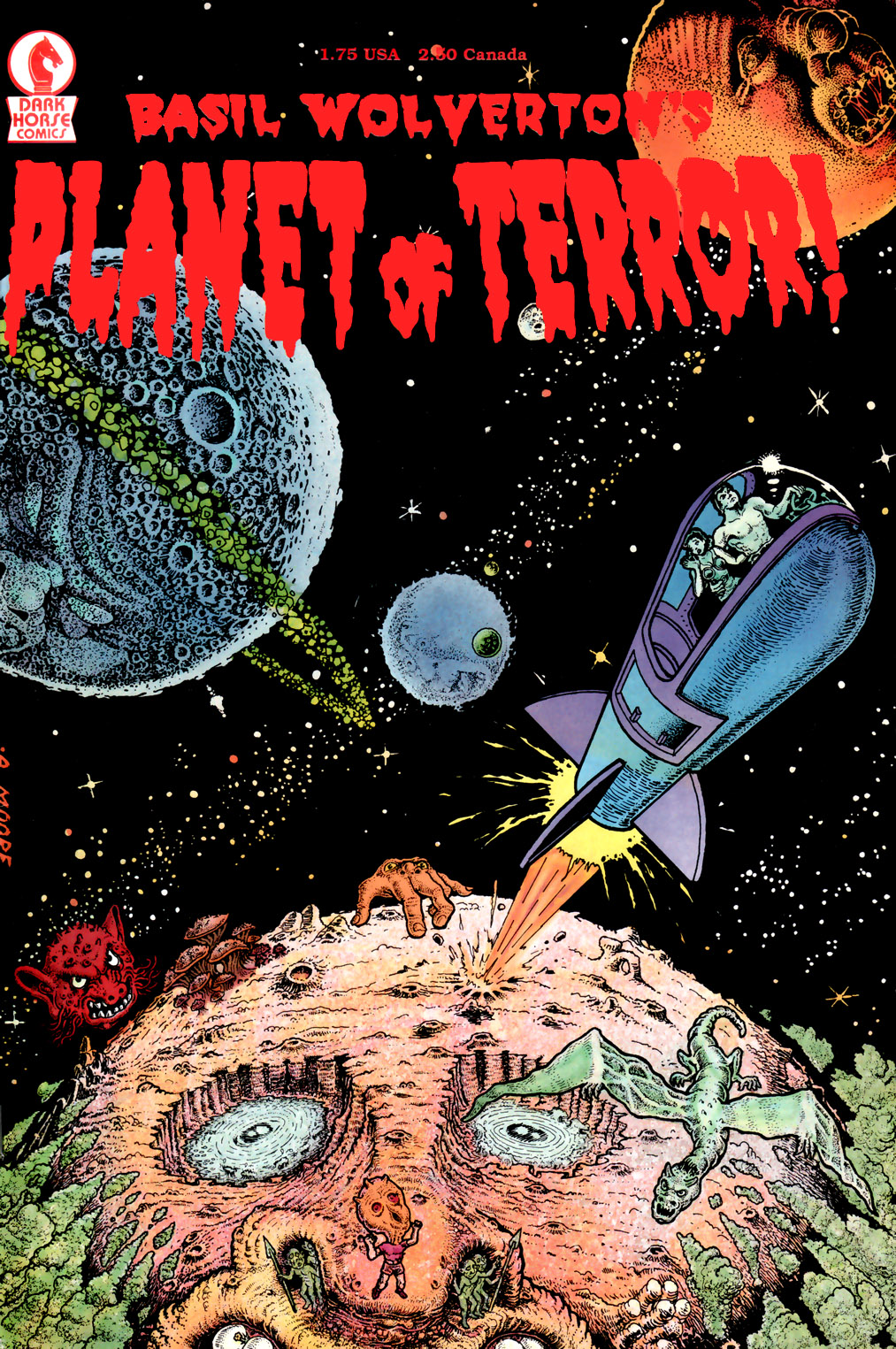 Read online Basil Wolverton's Planet of Terror comic -  Issue # Full - 1