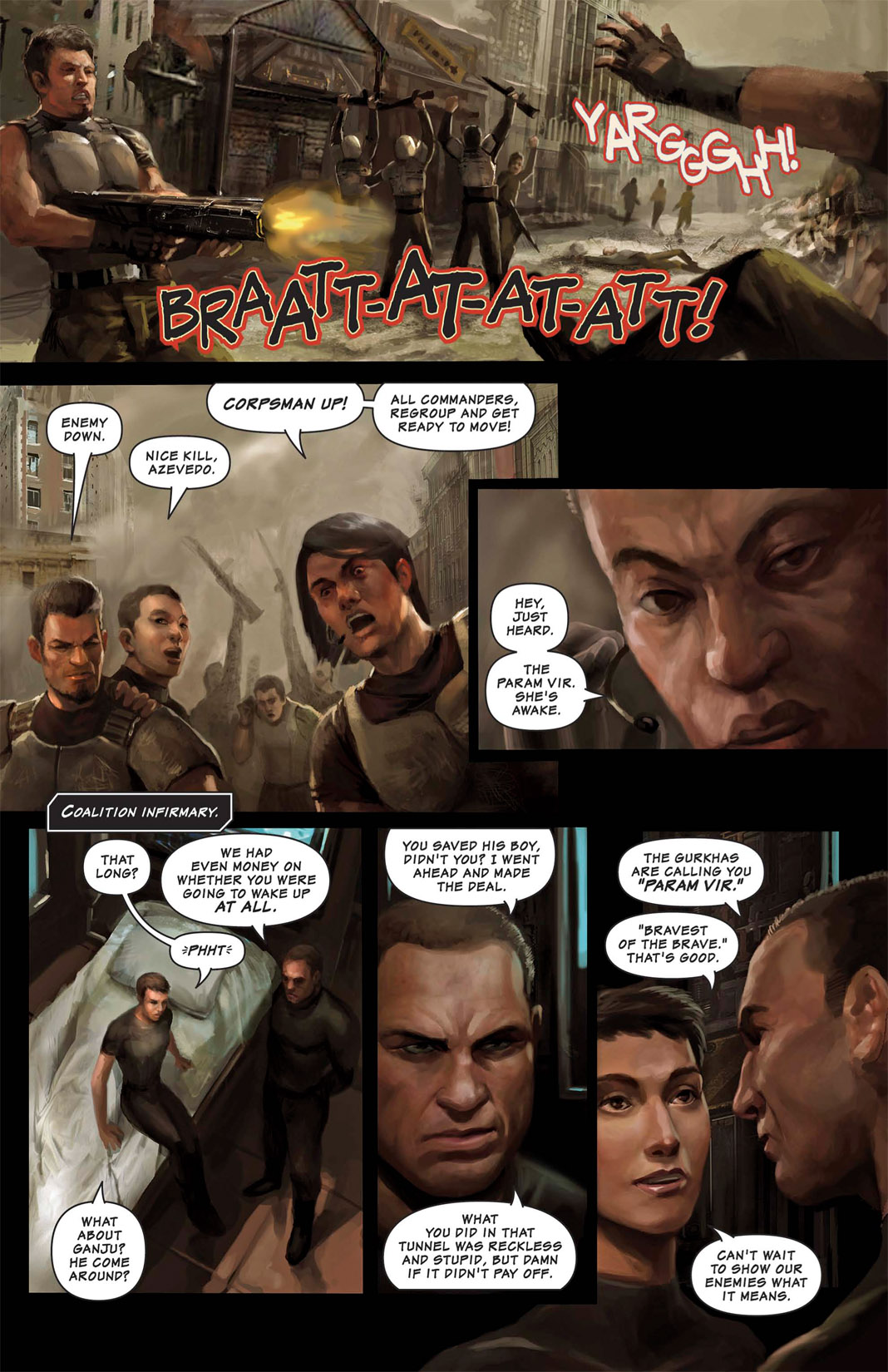 Read online Shrapnel: Hubris comic -  Issue #3 - 33