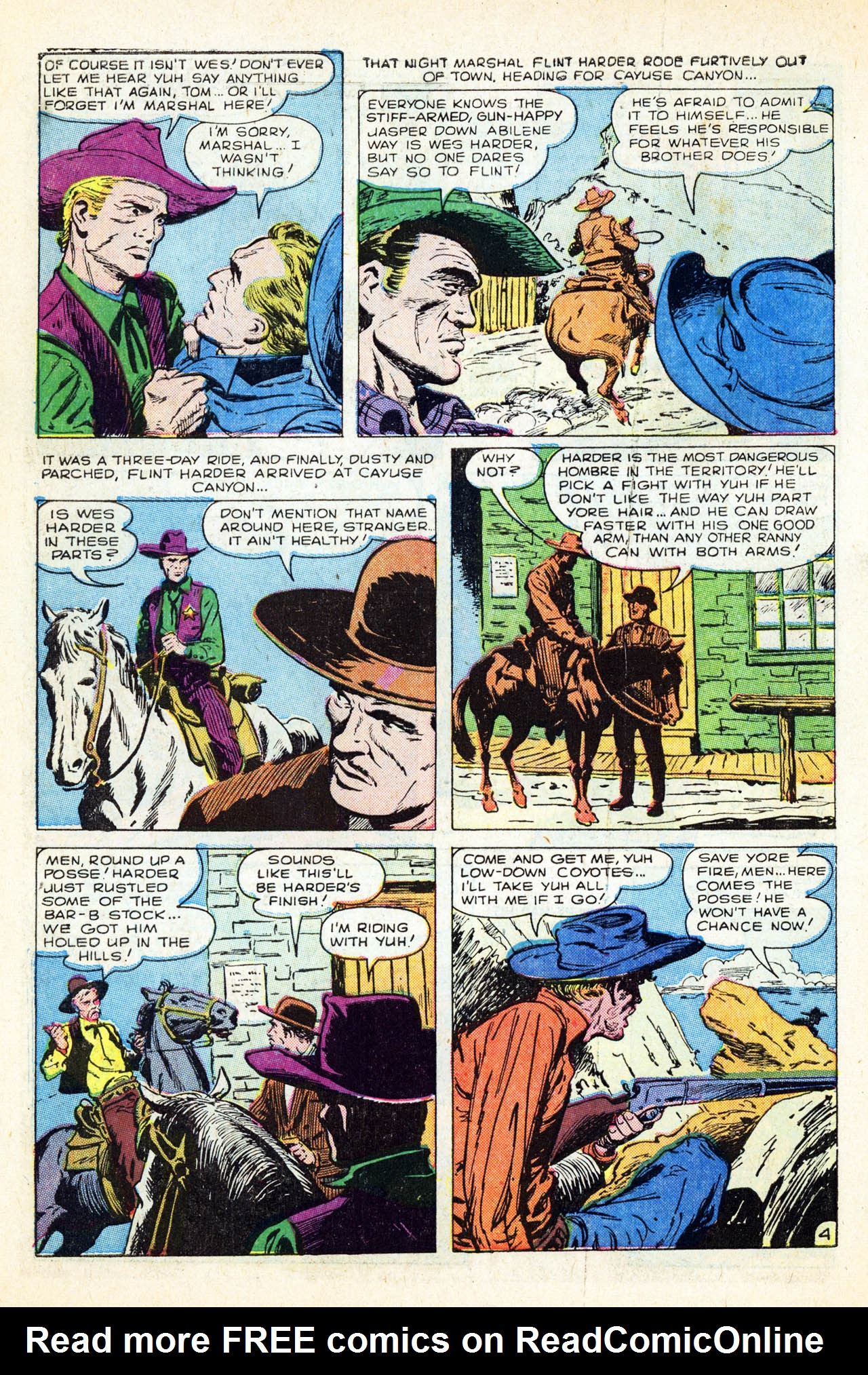 Read online Western Outlaws (1954) comic -  Issue #13 - 6