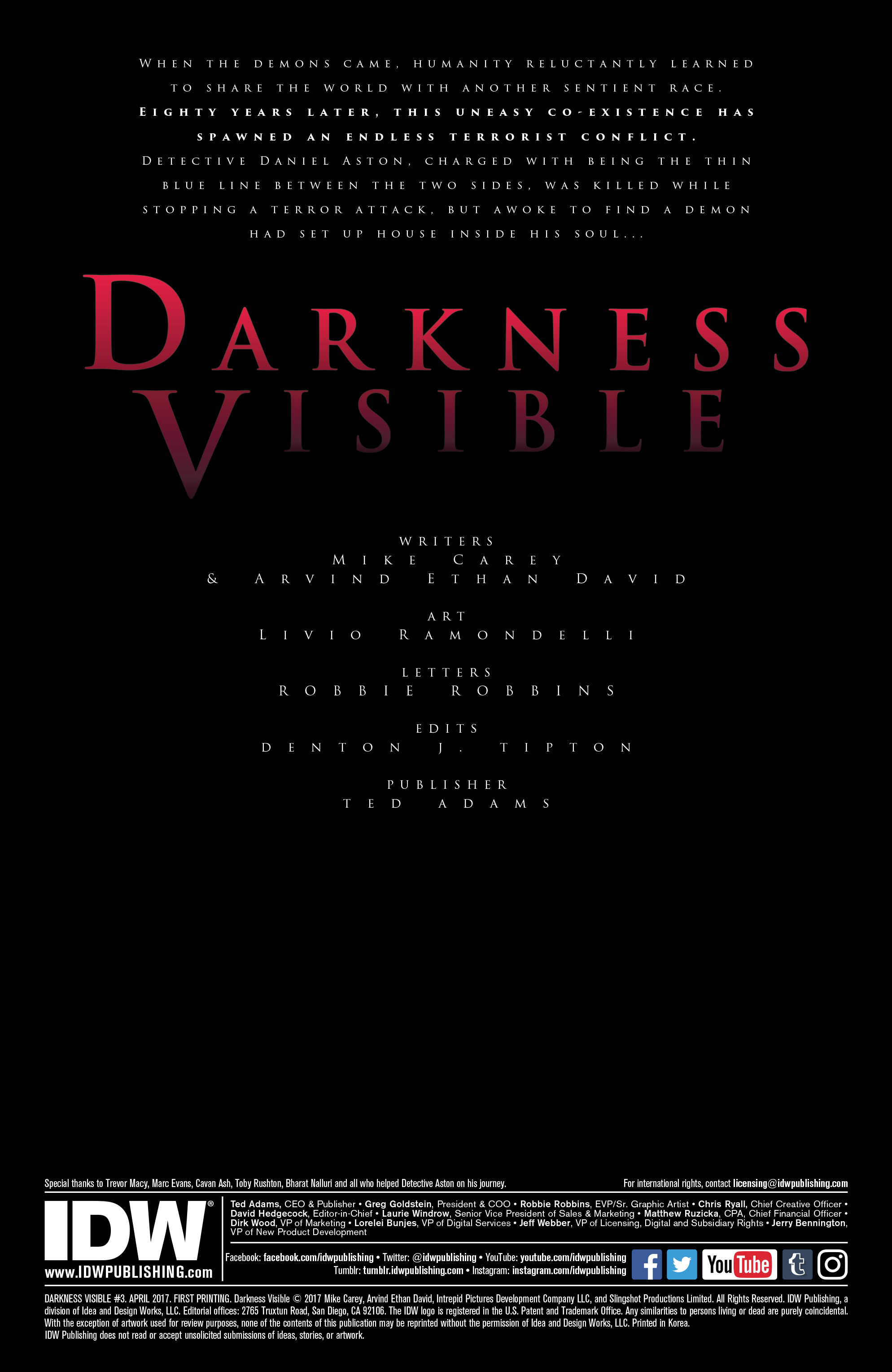 Read online Darkness Visible comic -  Issue #3 - 2