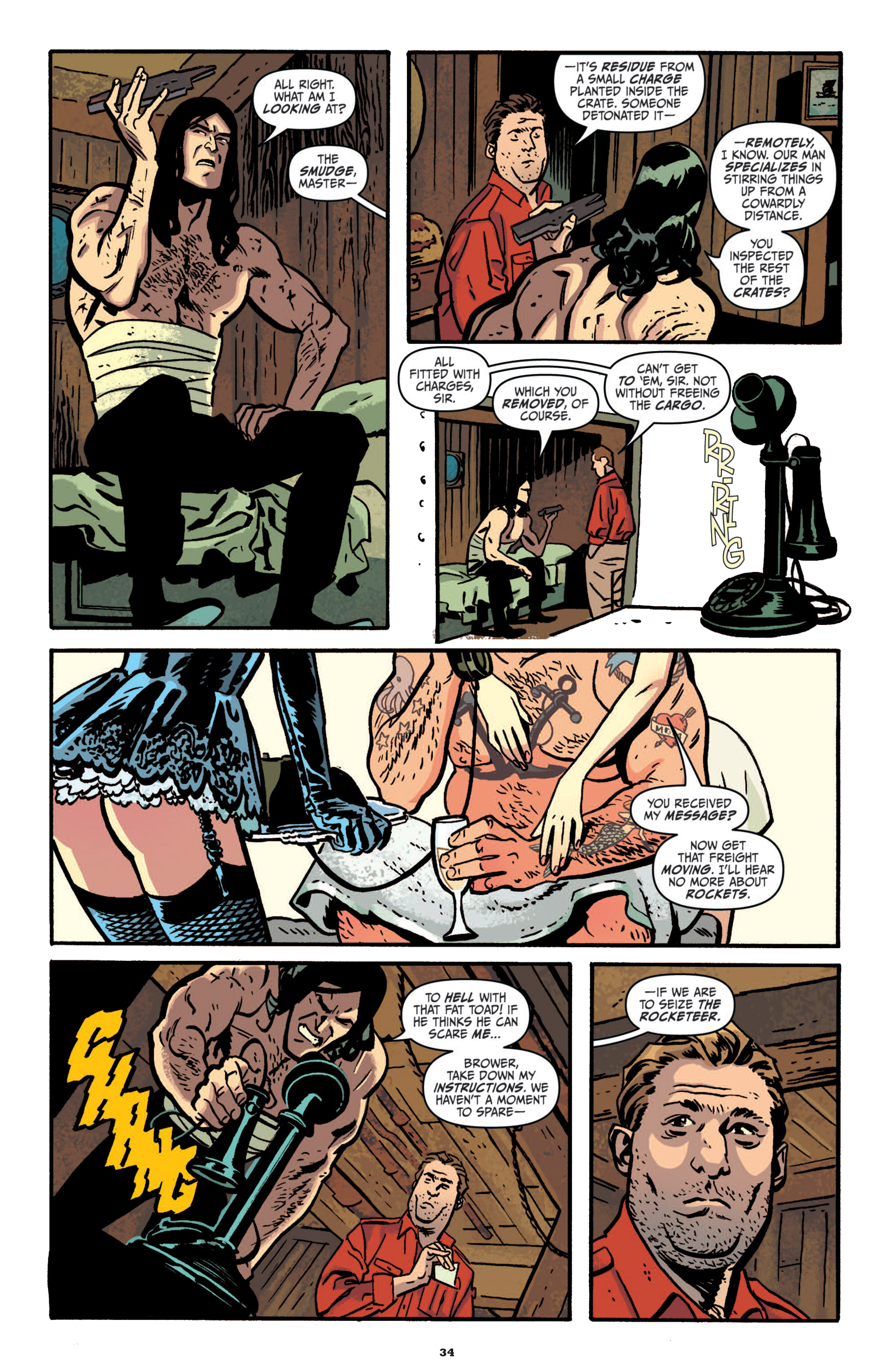 Read online The Rocketeer: Cargo of Doom comic -  Issue # TPB - 33