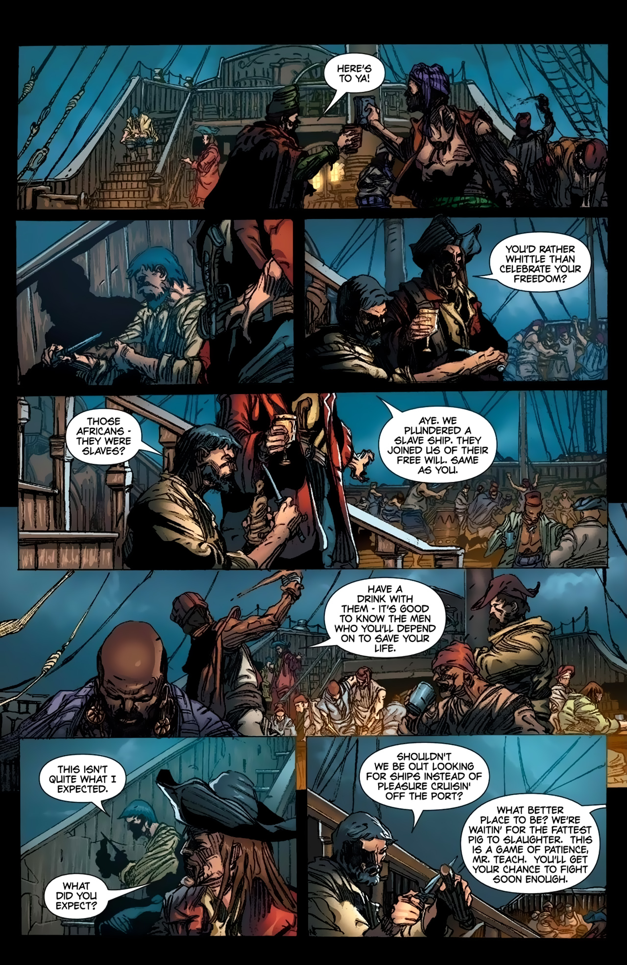 Read online Blackbeard: Legend of the Pyrate King comic -  Issue #3 - 4