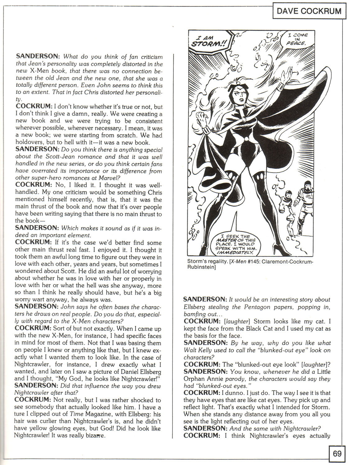 Read online The X-Men Companion comic -  Issue #1 - 69