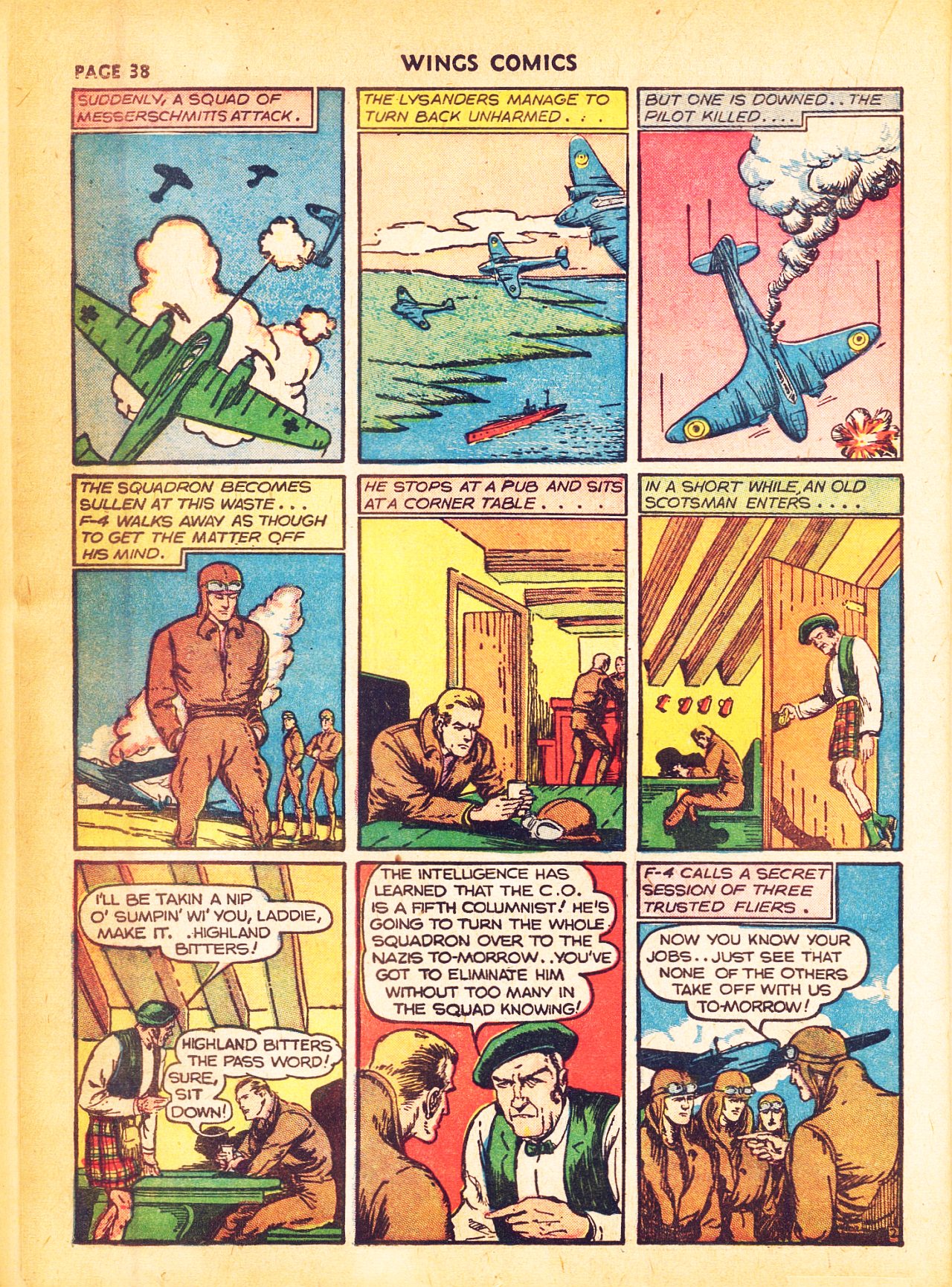 Read online Wings Comics comic -  Issue #4 - 40