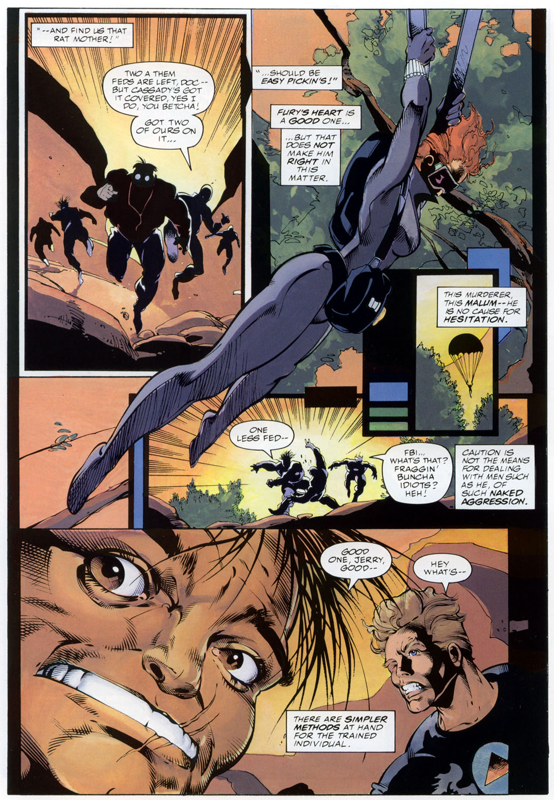 Read online Marvel Graphic Novel comic -  Issue #74 - Punisher & Black Widow - Spinning Doomsday's Web - 6